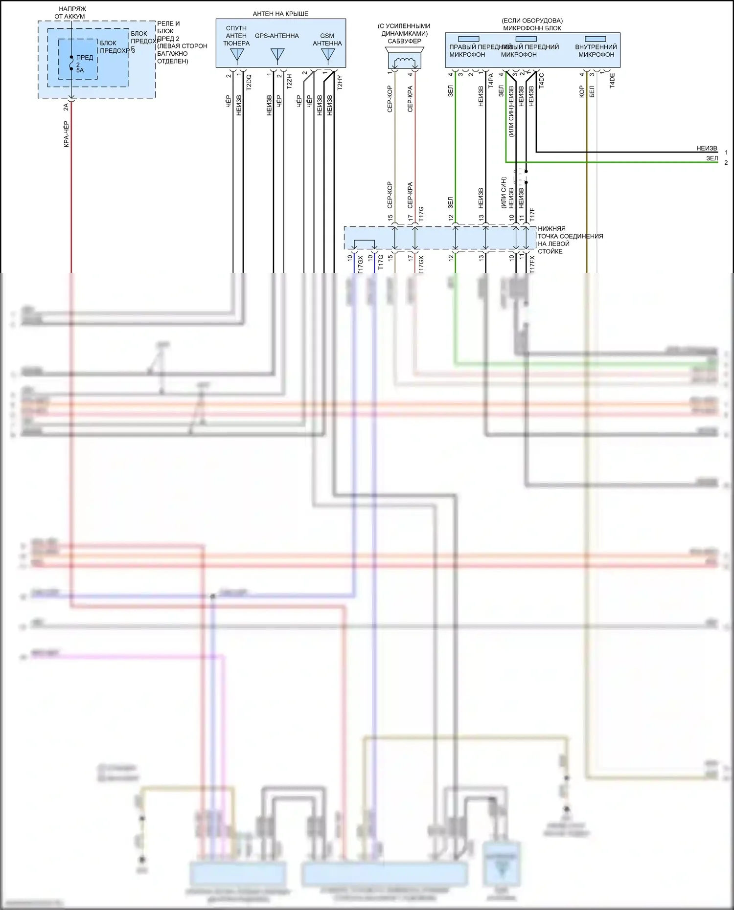 A4 Allroad Quattro Audi B9 (2016-2020): Электросхема магнитолы, со звуком bang и olufsen (3 из 5) 