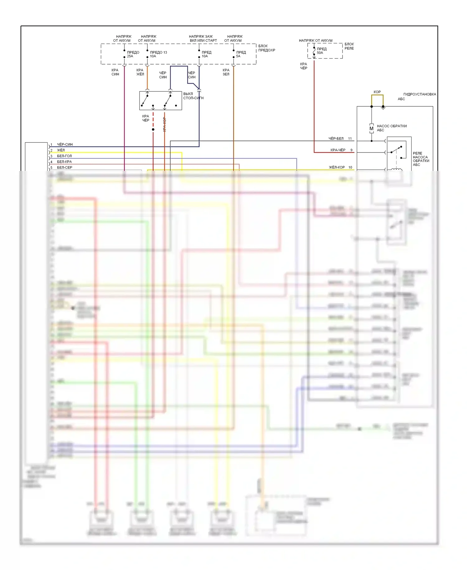 A4 Audi B5 (1994-1999): Антиблокировочная система abs электросхема, quattro 