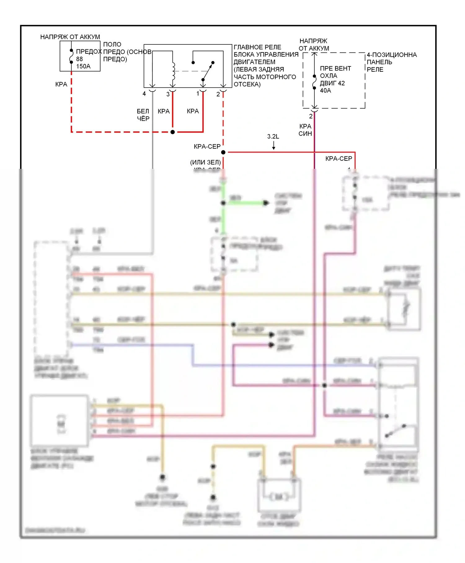 A4 Audi B7 (2004-2009): Электросхема климат контроля, кабриолет (3 из 3) 