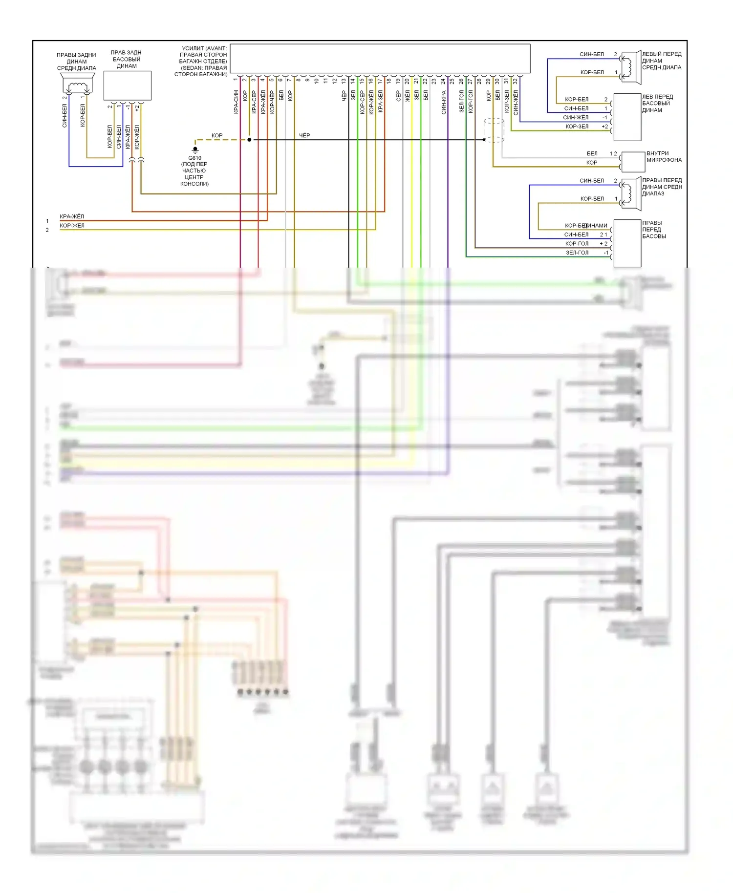 A4 Audi B7 (2004-2009): Магнитола, кроме кабриолета с бозой (2 из 2) 