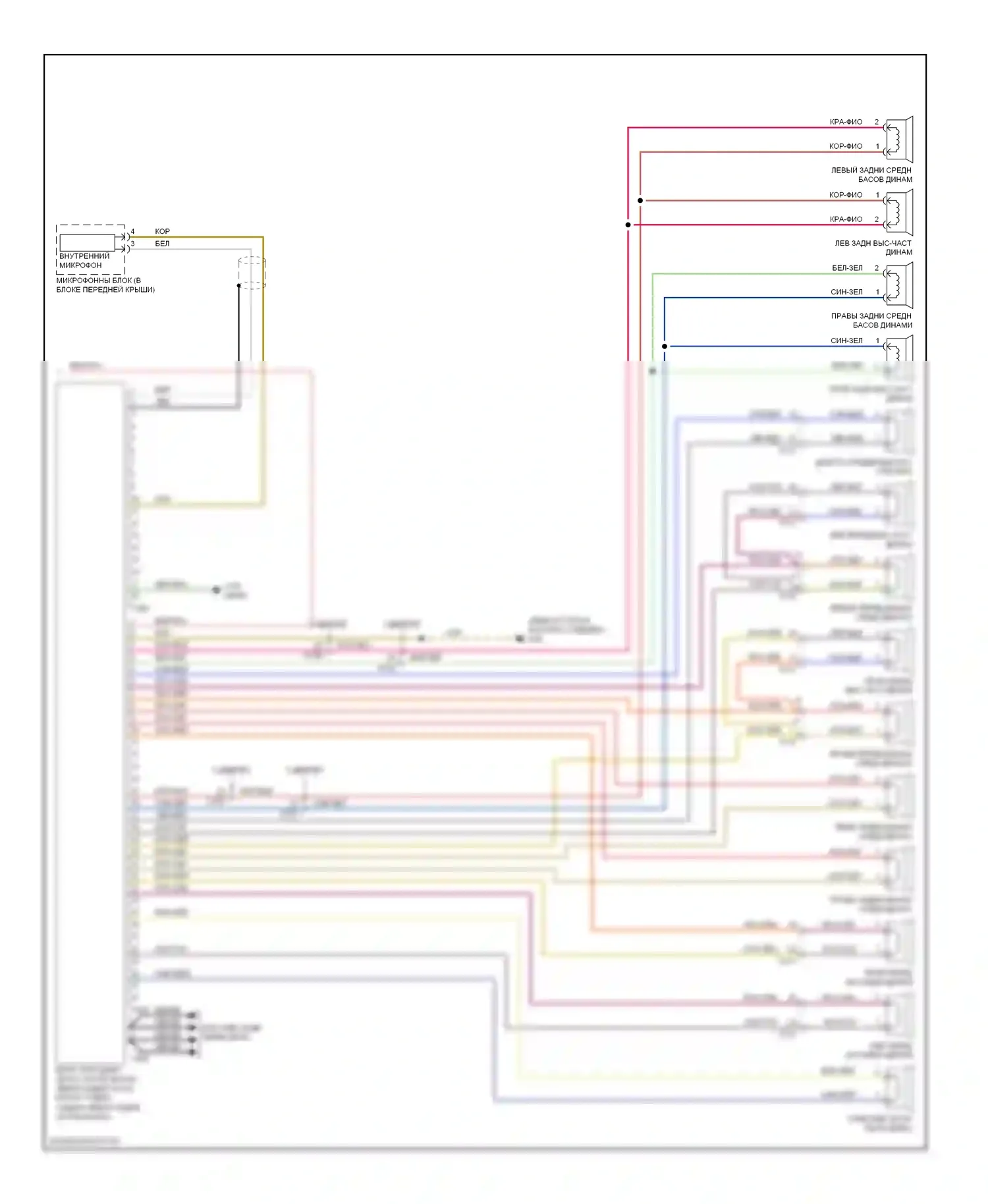 A4 Audi B8 рестайлинг (2011-2015): Электросхема магнитолы, premium mmi (2 из 2) 