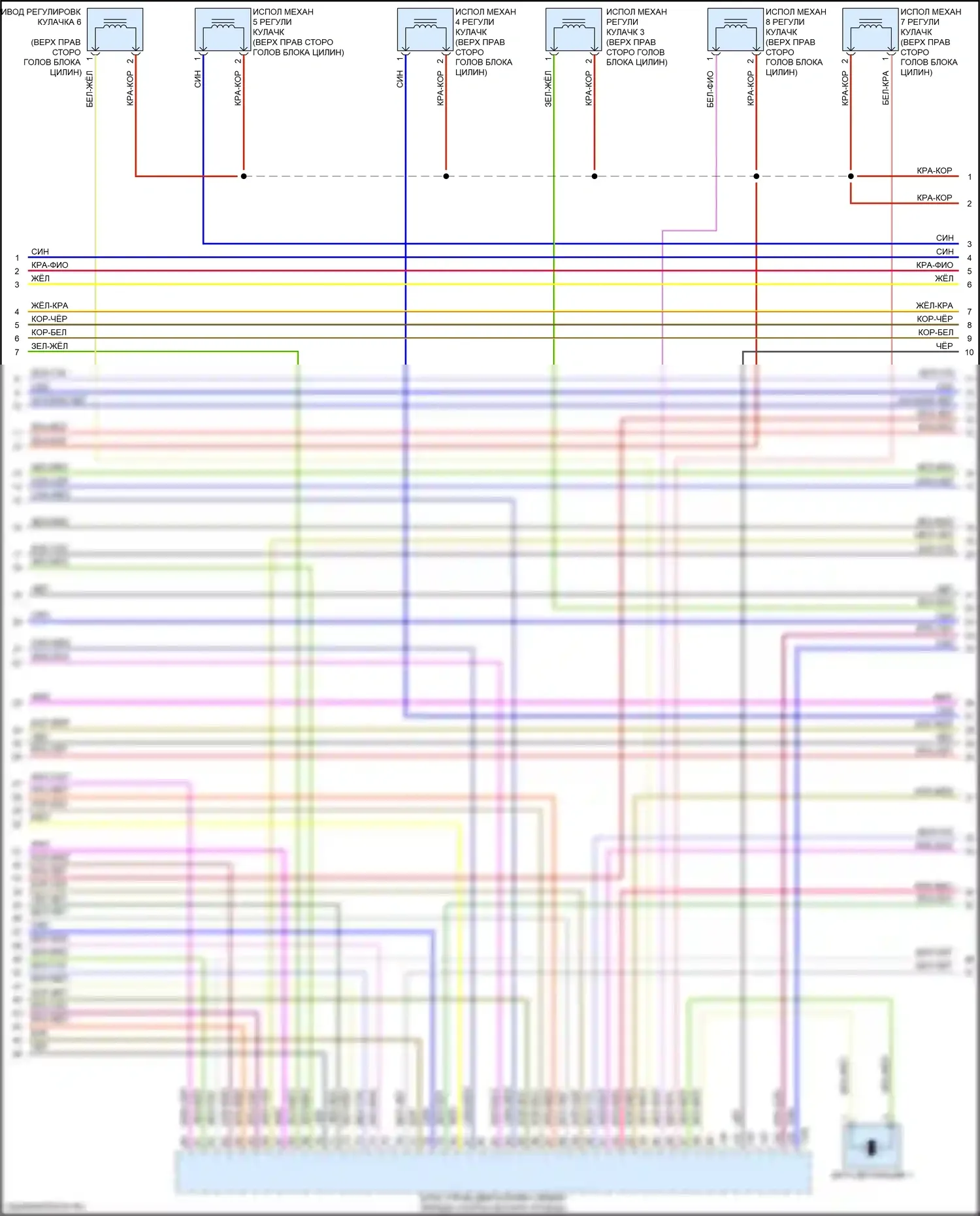 A4 Audi B9 рестайлинг (2019-2024): Электросхема двигателя 2.0l turbo hybrid (7 из 9) 