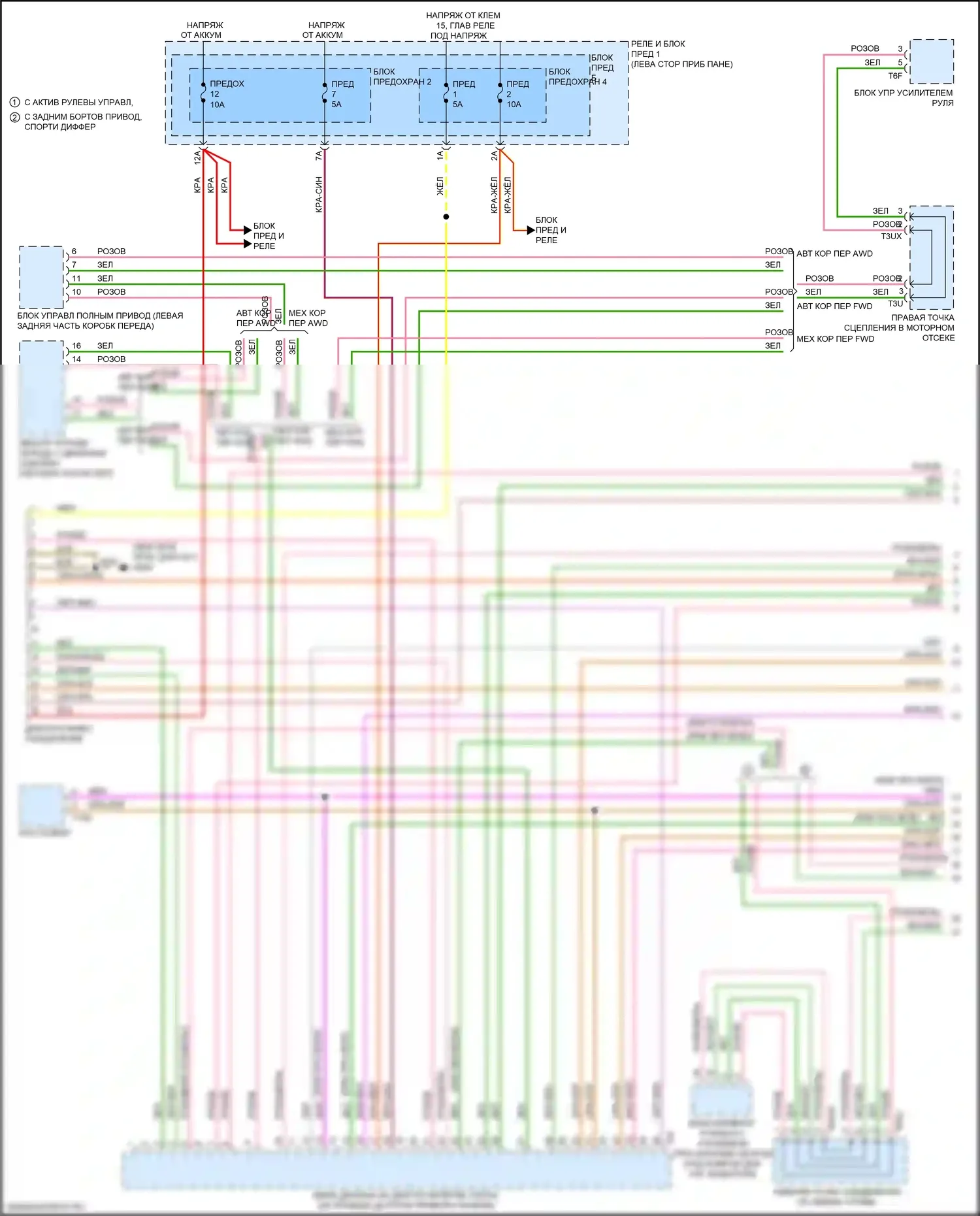 A4 Audi B9 (2015-2020): Can шина электросхема (1 из 7) 