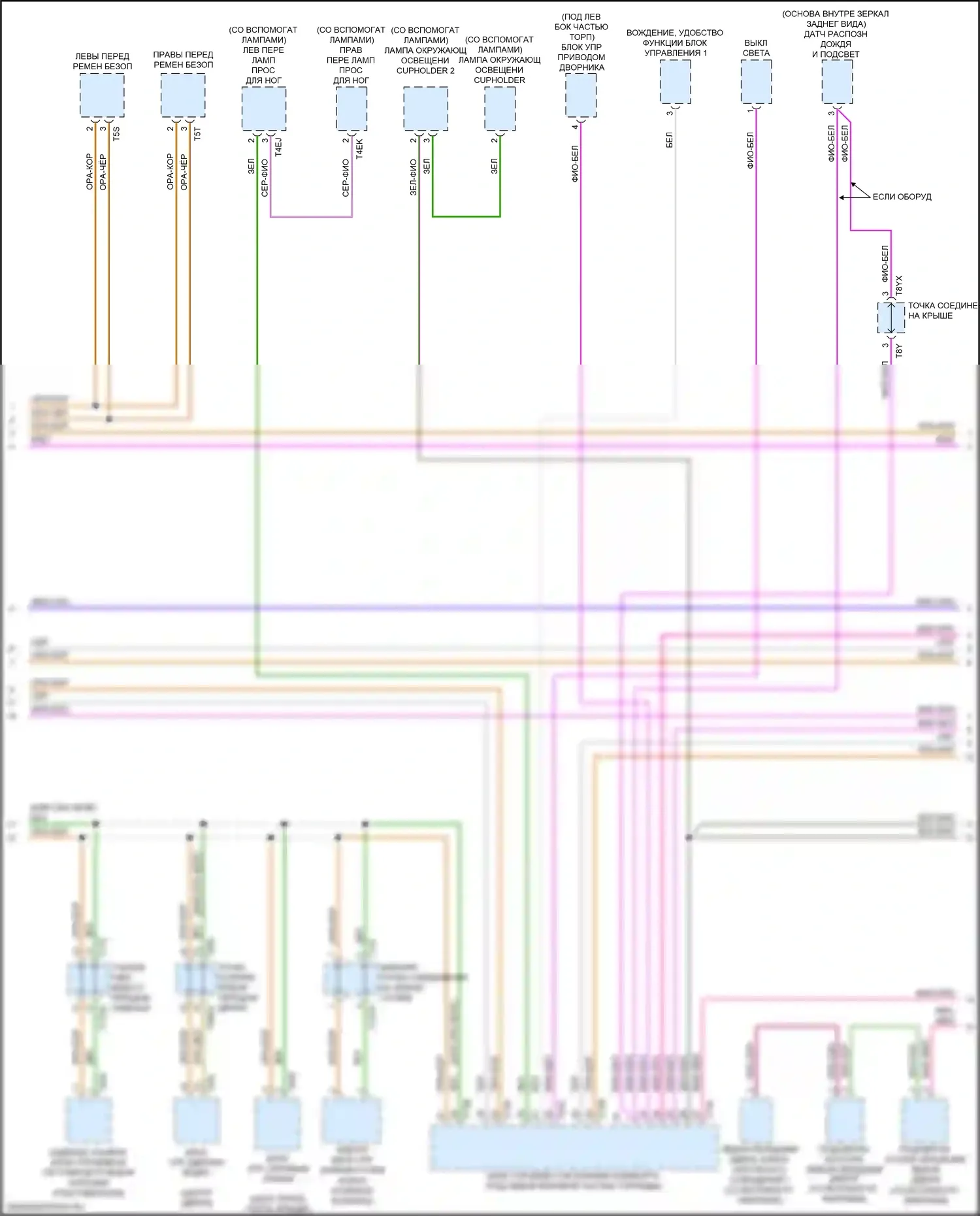 A4 Audi B9 (2015-2020): Can шина электросхема (4 из 7) 