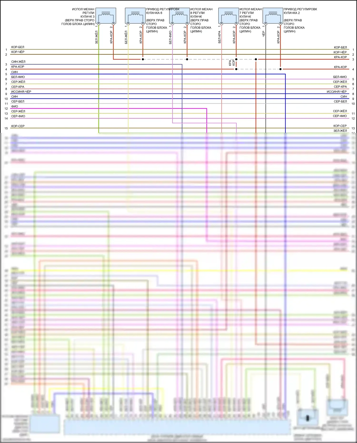A4 Audi B9 (2015-2020): Электросхема двигателя 2.0л турбо, cymc (9 из 10) 