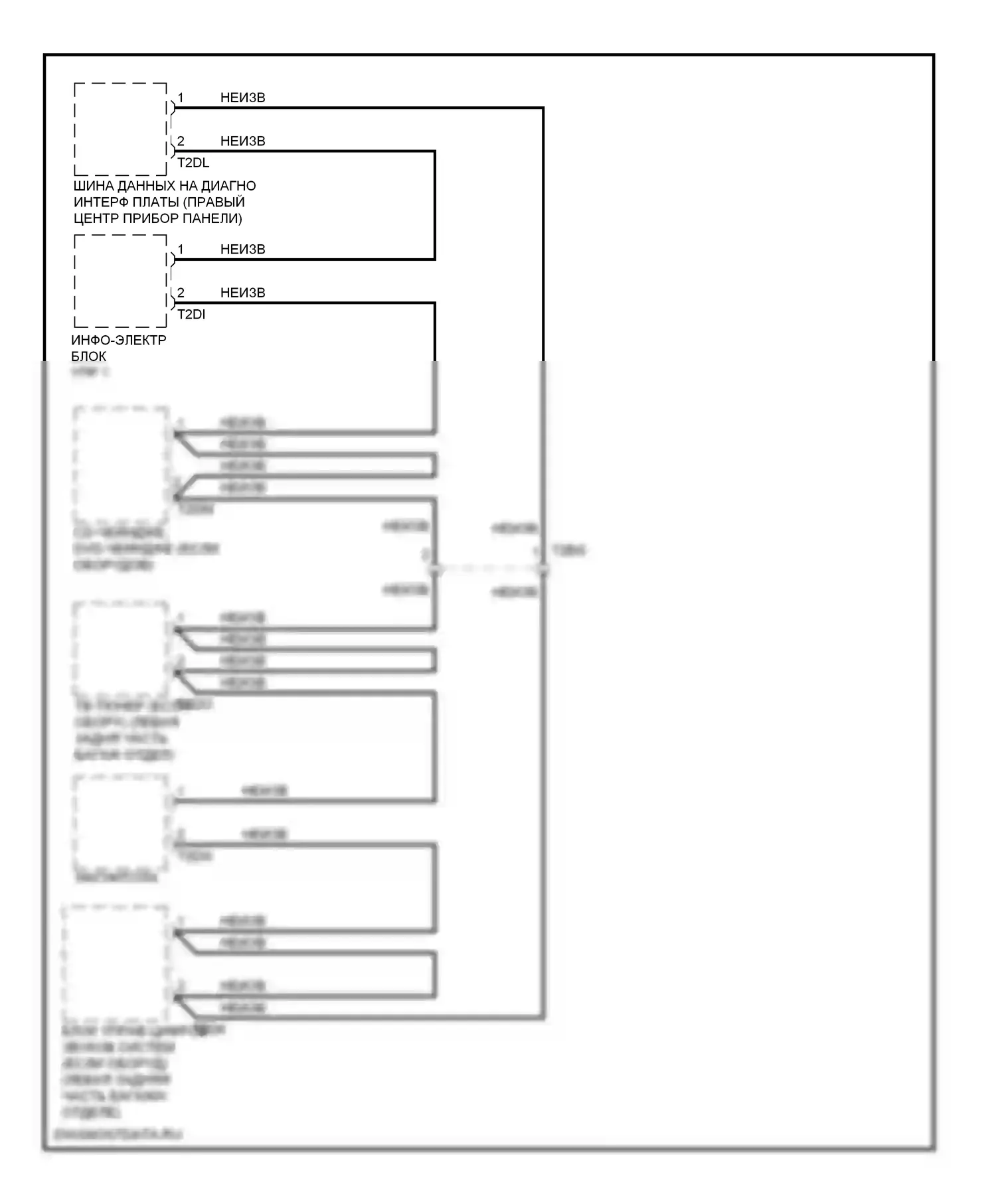 A5 Audi I рестайлинг (2011-2016): Большинство электросхем подключения шины данных 
