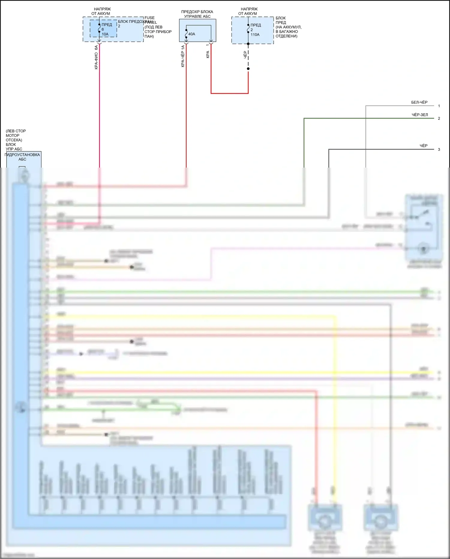 A5 Audi I рестайлинг (2011-2016): Антиблокировочная система abs электросхема (1 из 3) 