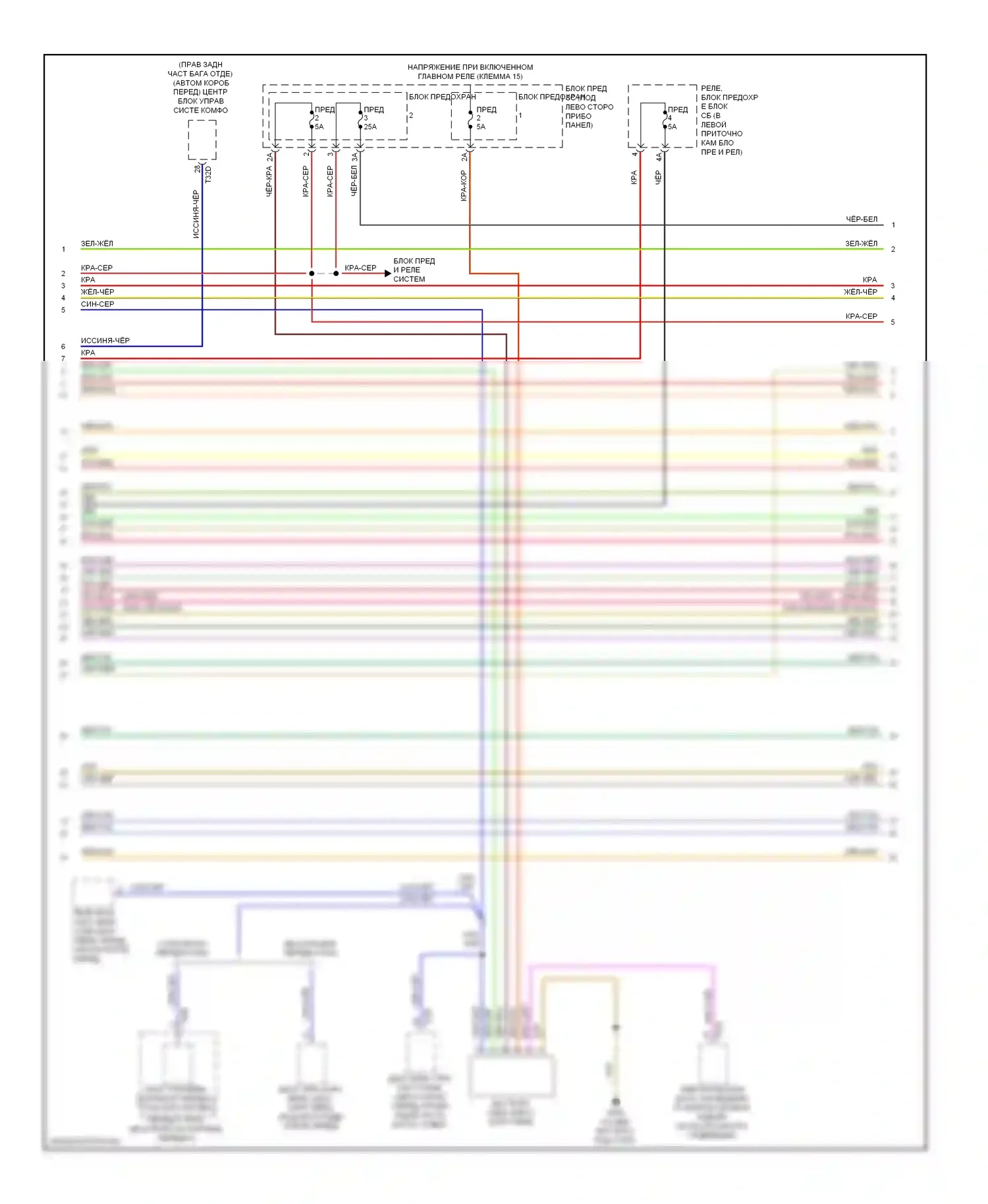 A5 Audi I (2007-2011): Электросхема двигателя 3.2l (3 из 8) 