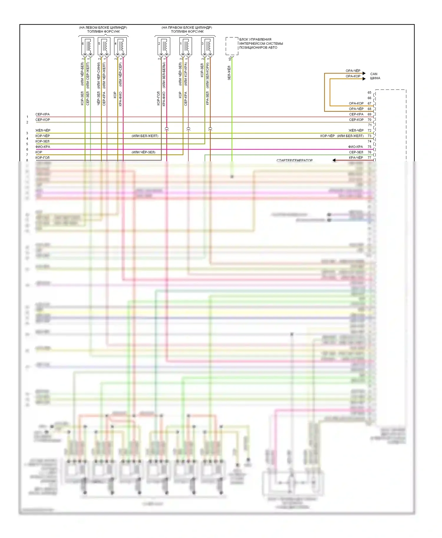 A5 Audi I (2007-2011): Электросхема двигателя 3.2l (8 из 8) 