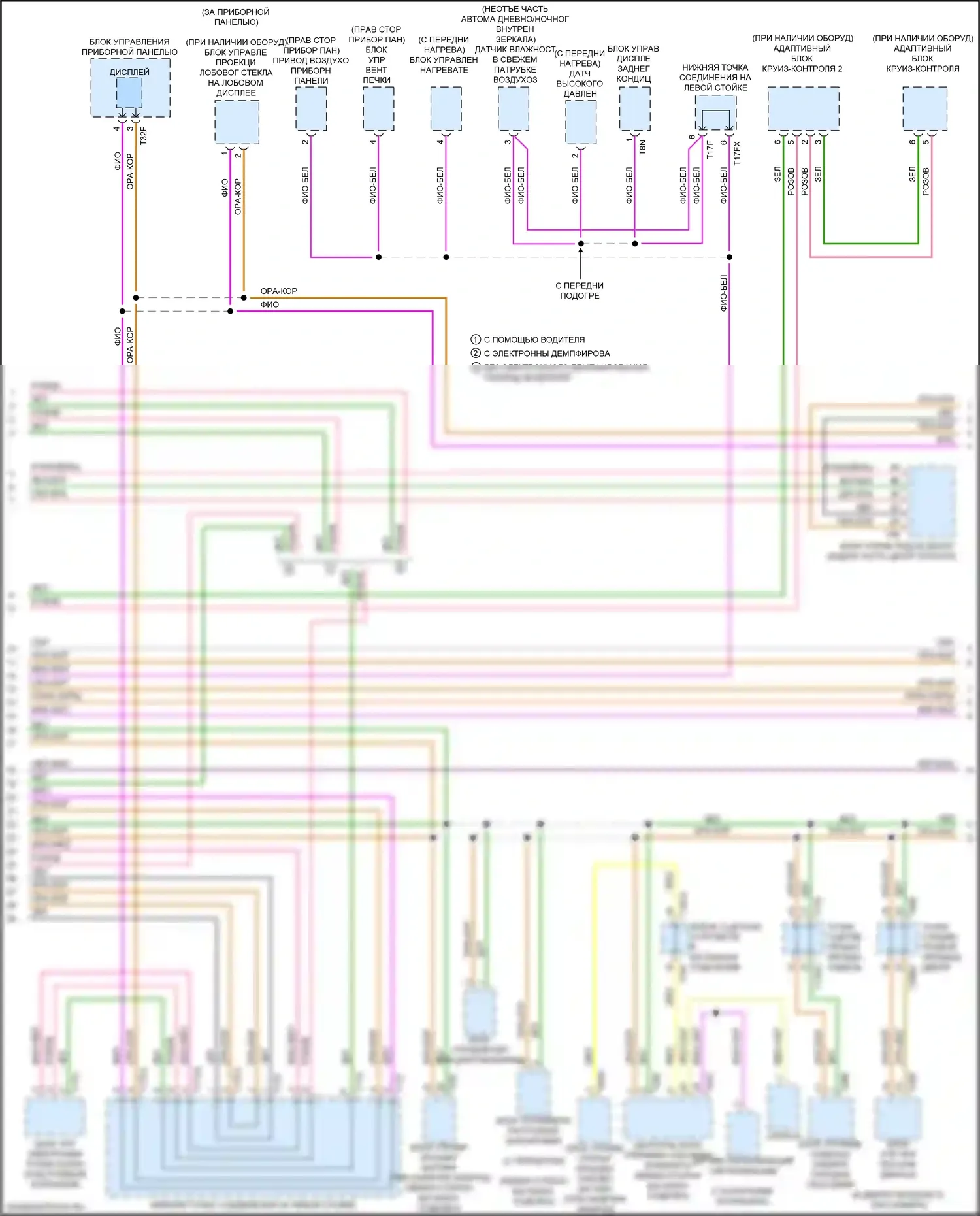 A5 Audi II рестайлинг (2019-2024): Can шина электросхема (3 из 8) 