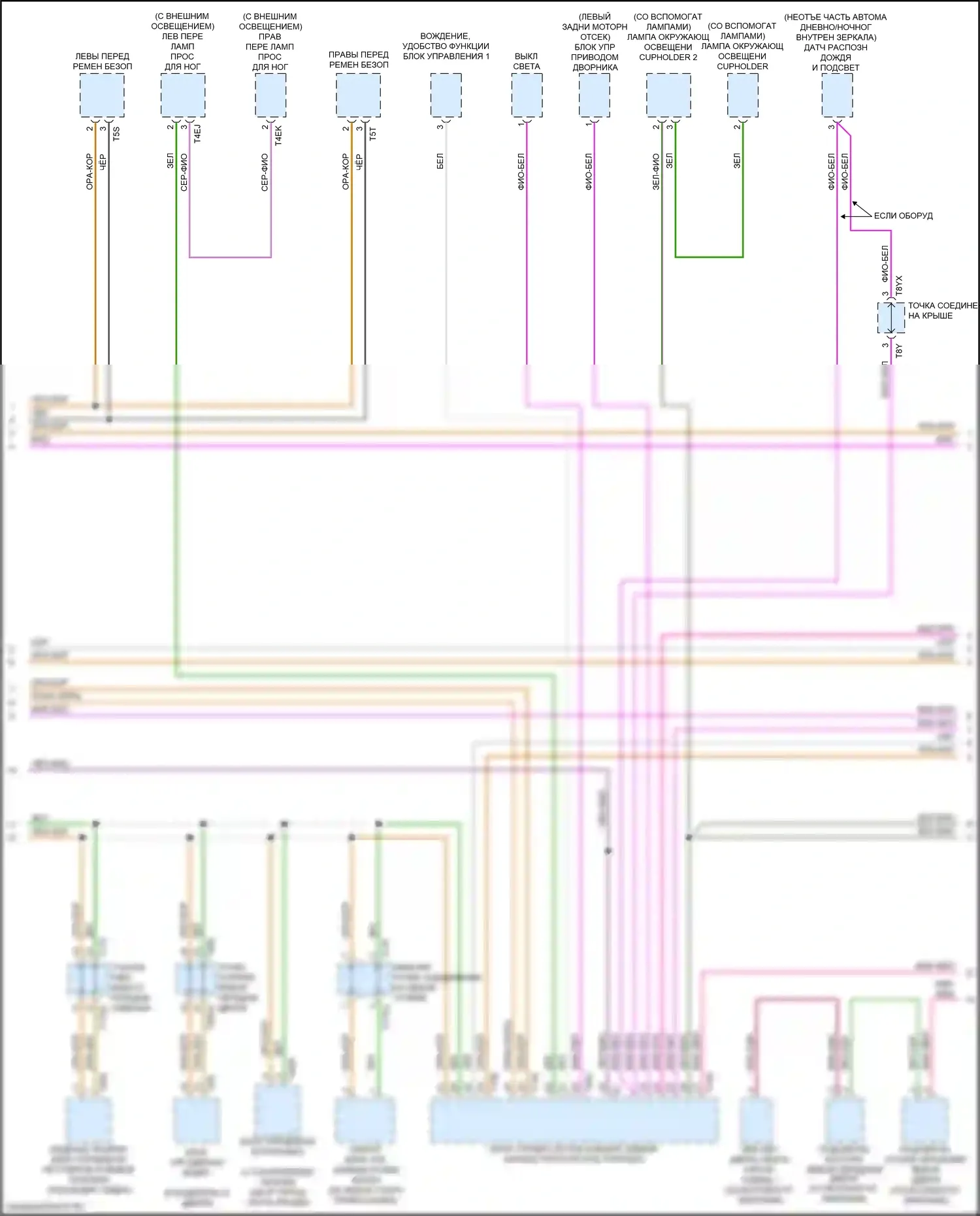 A5 Audi II рестайлинг (2019-2024): Can шина электросхема (4 из 8) 