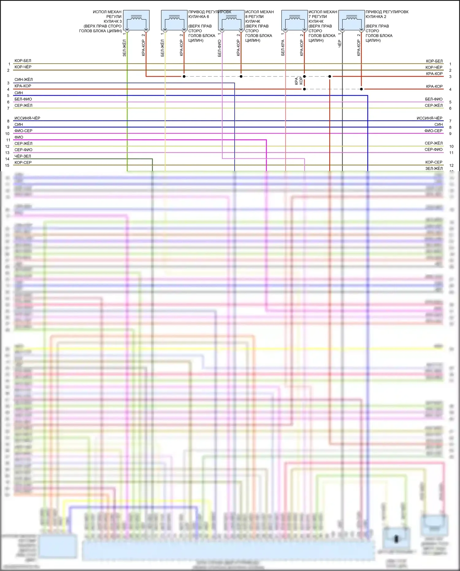 A5 Audi II рестайлинг (2019-2024): Электросхема двигателя 2.0л турбо гибрид (9 из 10) 