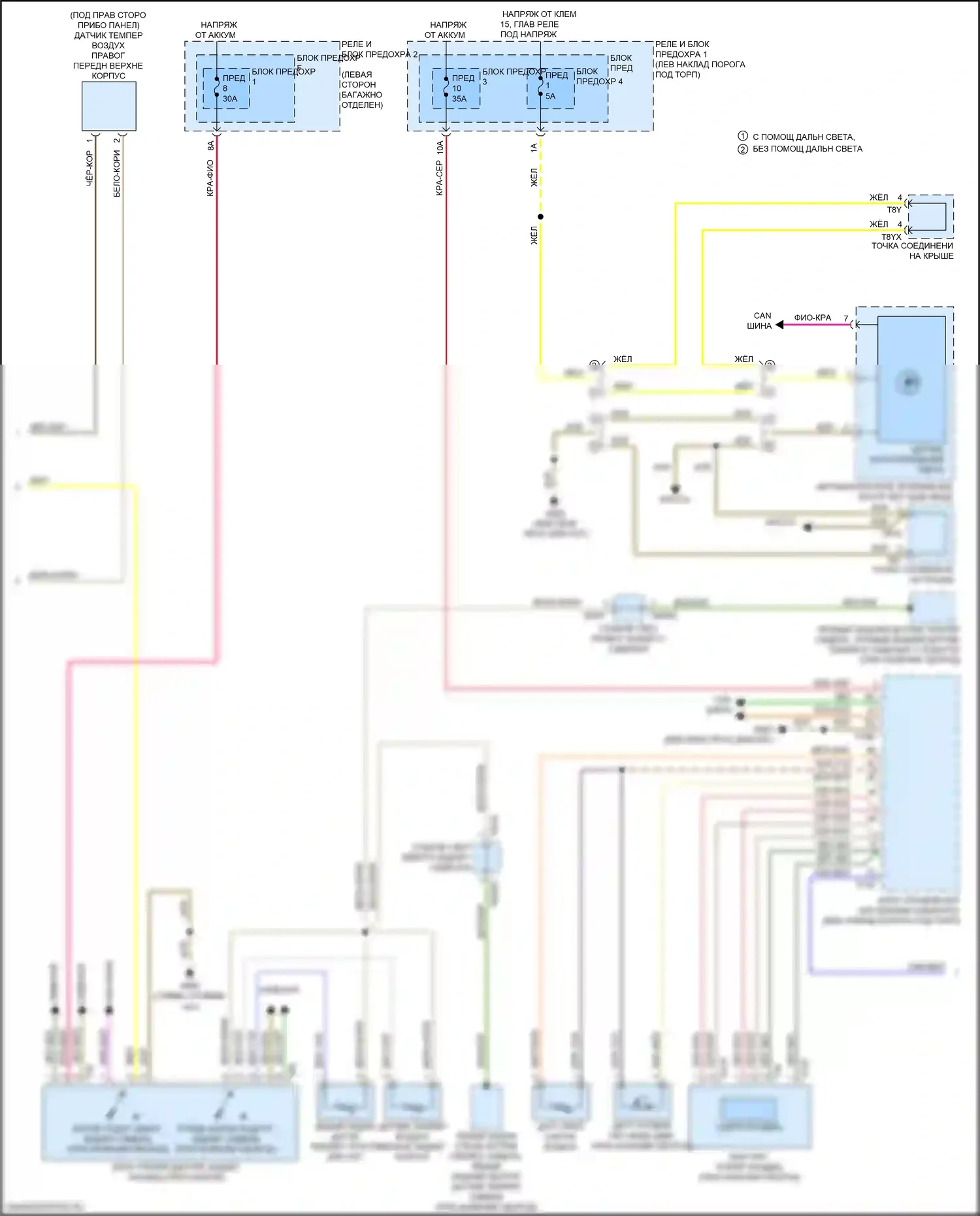 A5 Audi II рестайлинг (2019-2024): Электросхема климат контроля, без climat (3 из 5) 