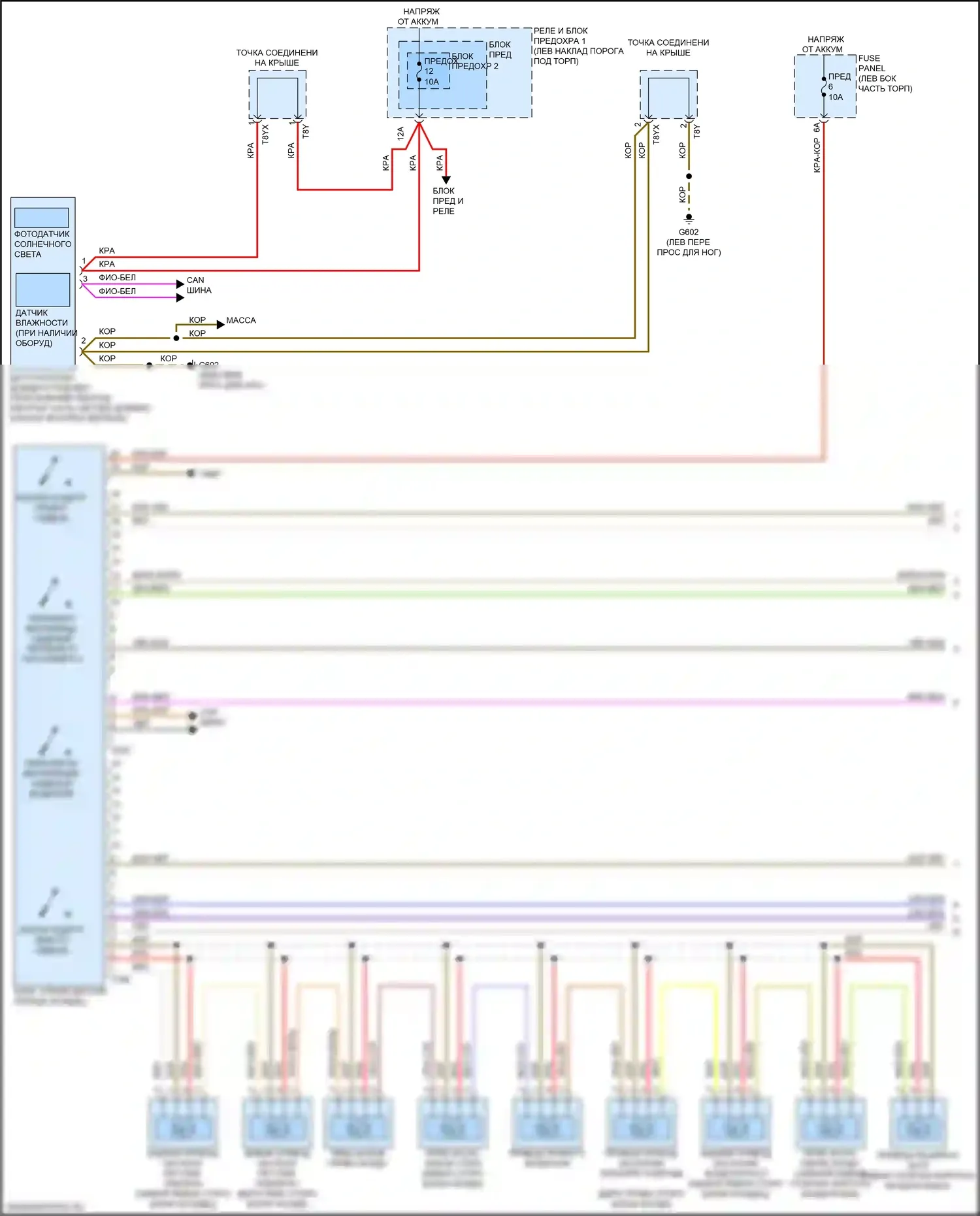 A5 Audi II рестайлинг (2019-2024): Электросхема климат контроля, без климата (1 из 5) 
