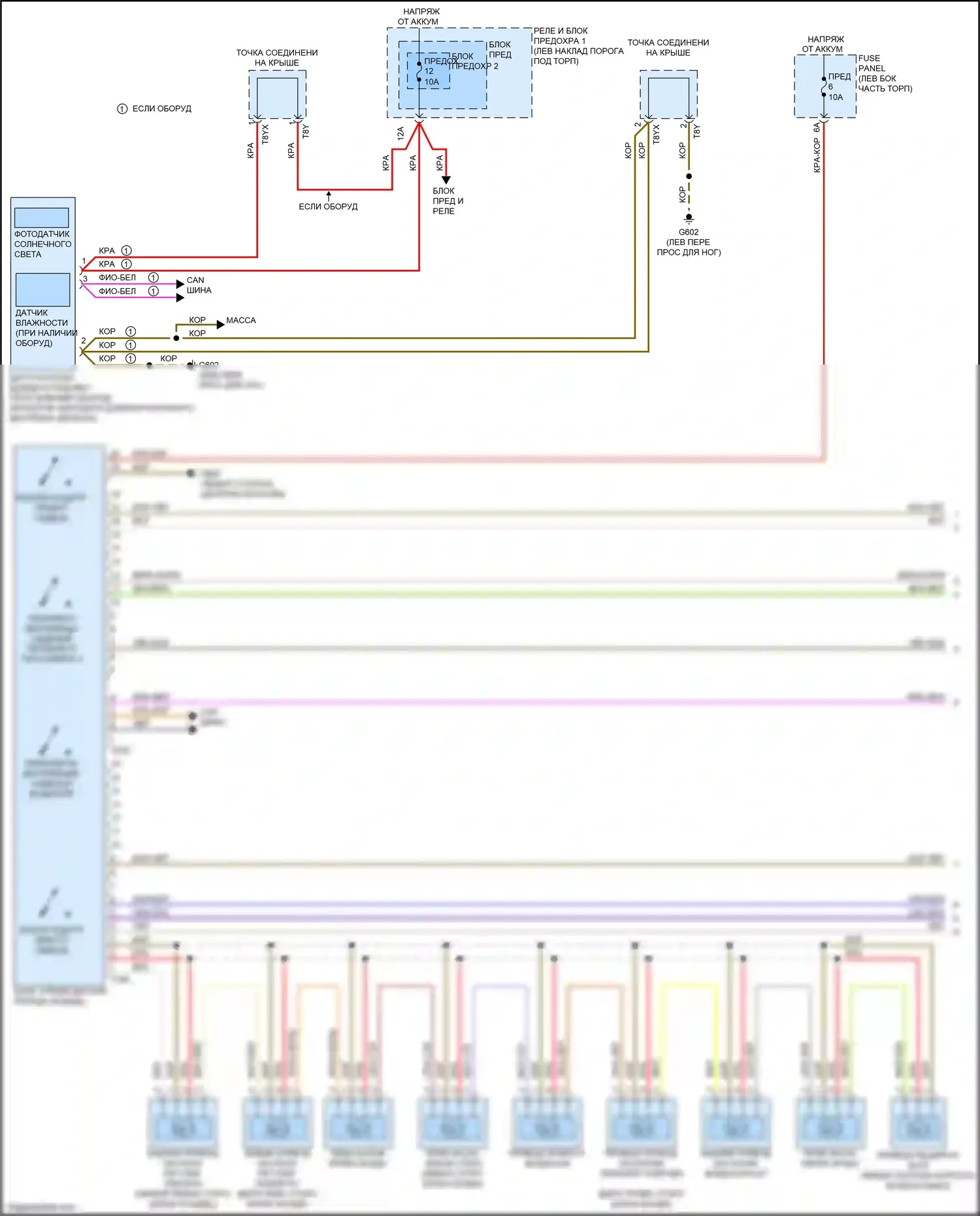 A5 Audi II (2016-2020): Электросхема климат контроля, без климата (1 из 5) 