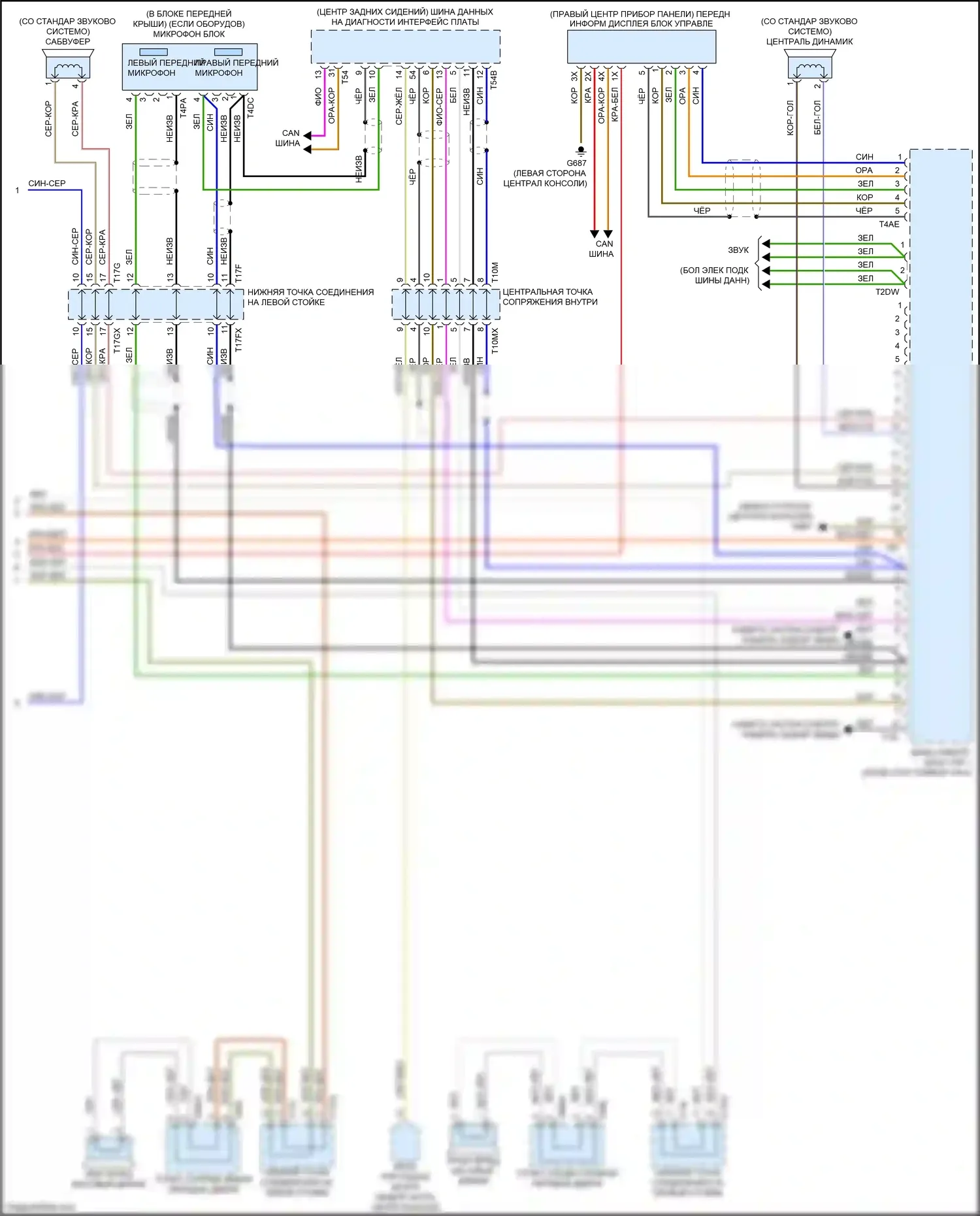 A5 Audi II (2016-2020): Электросхема навигации (6 из 6) 