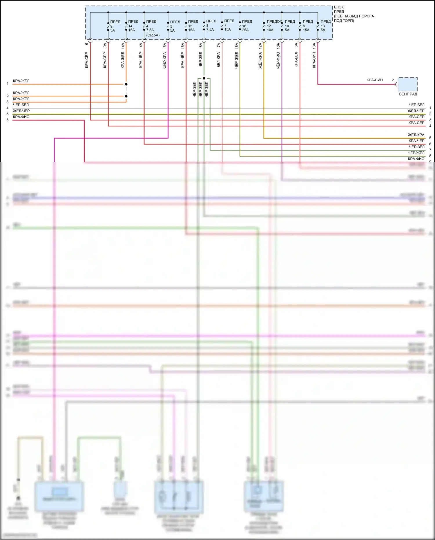 A6 Allroad Quattro Audi C8 (2019-2024): Электросхема двигателя 2.0l turbo hybrid (2 из 9) 