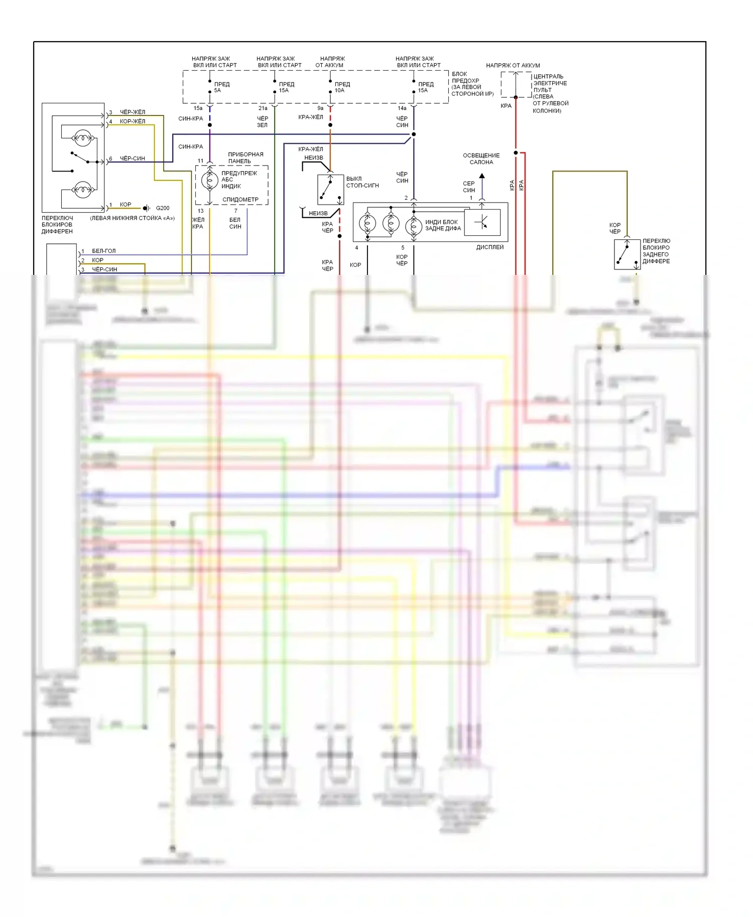A6 Audi C4 (1994-1997): Антиблокировочная система abs электросхема, quattro 