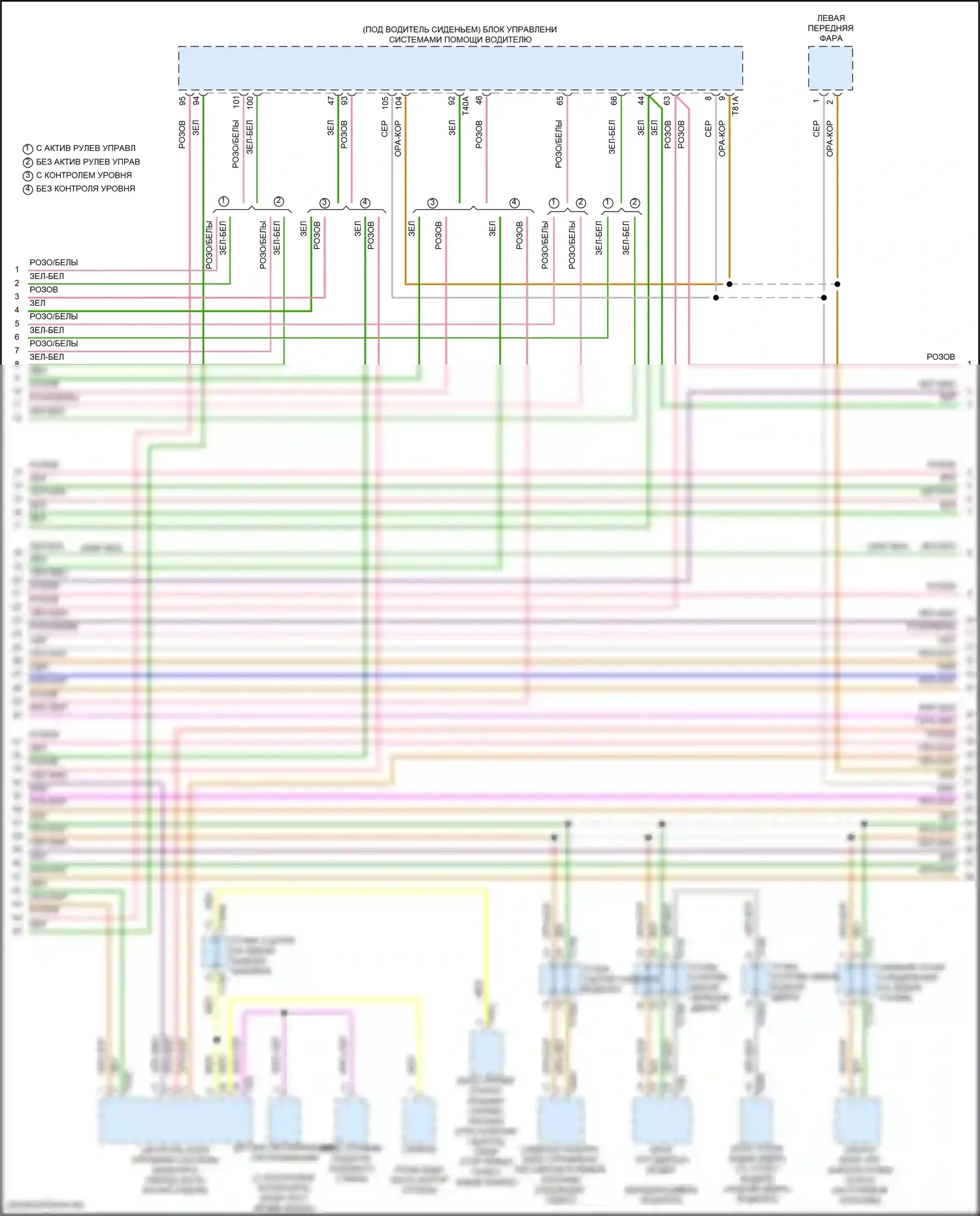 A6 Audi C8 рестайлинг (2022-2024): Can шина электросхема (4 из 9) 