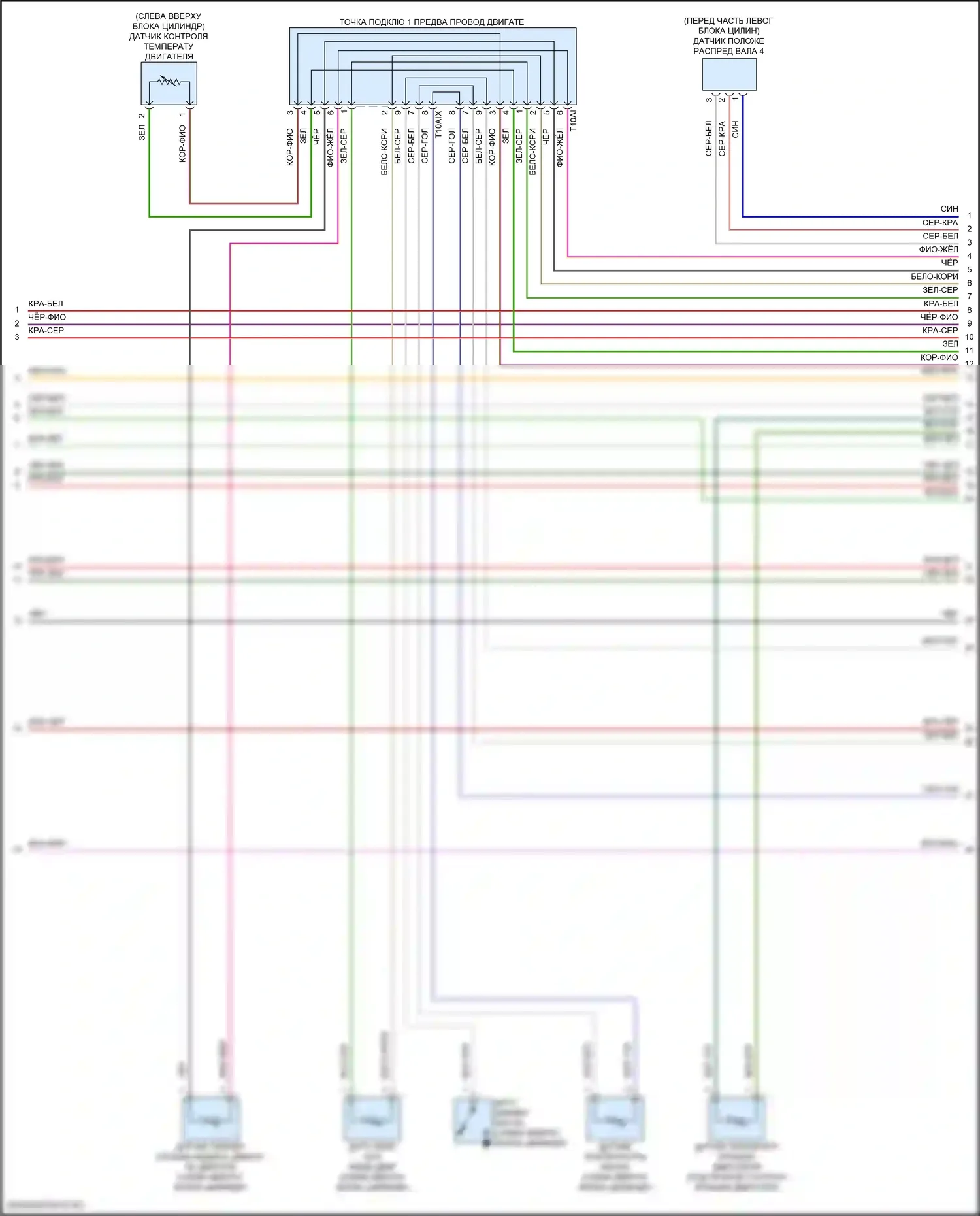 A6 Audi C8 рестайлинг (2022-2024): Электросхема двигателя 3.0l turbo hybrid (6 из 10) 