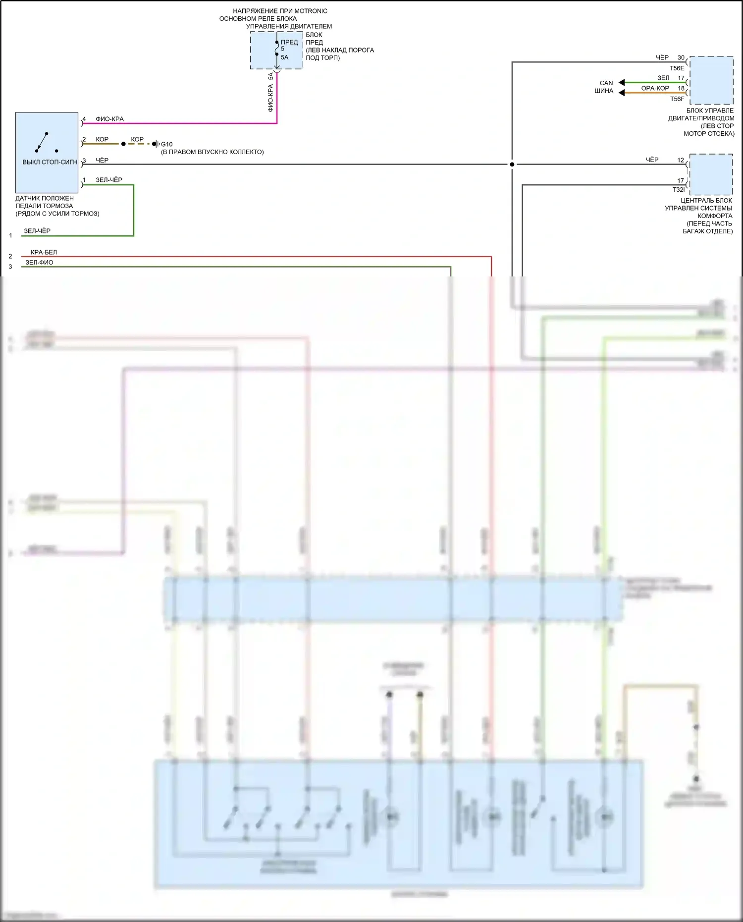 A6 Audi C8 (2018-2023): Антиблокировочная система abs электросхема (2 из 4) 