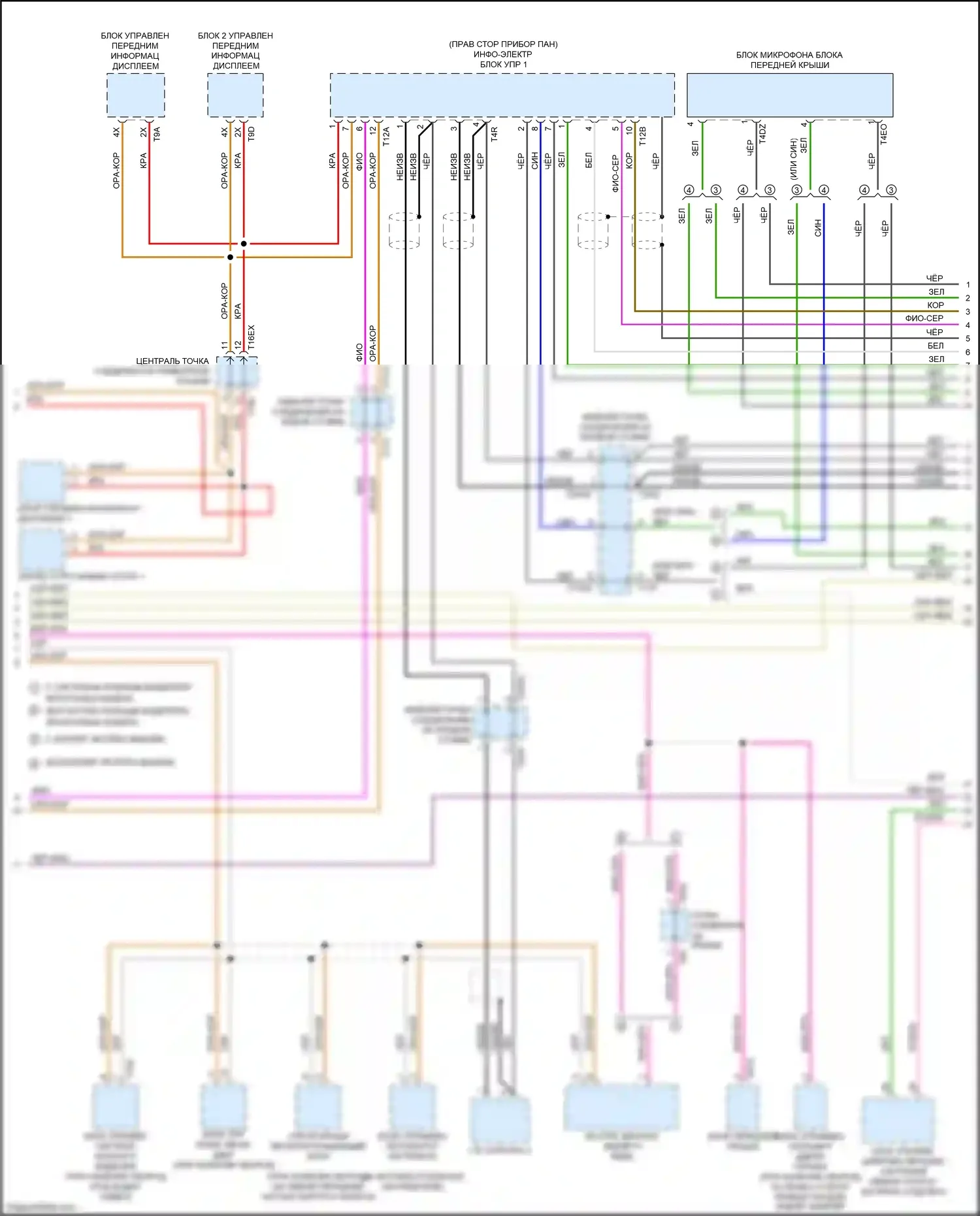 A6 Audi C8 (2018-2023): Can шина электросхема (8 из 9) 
