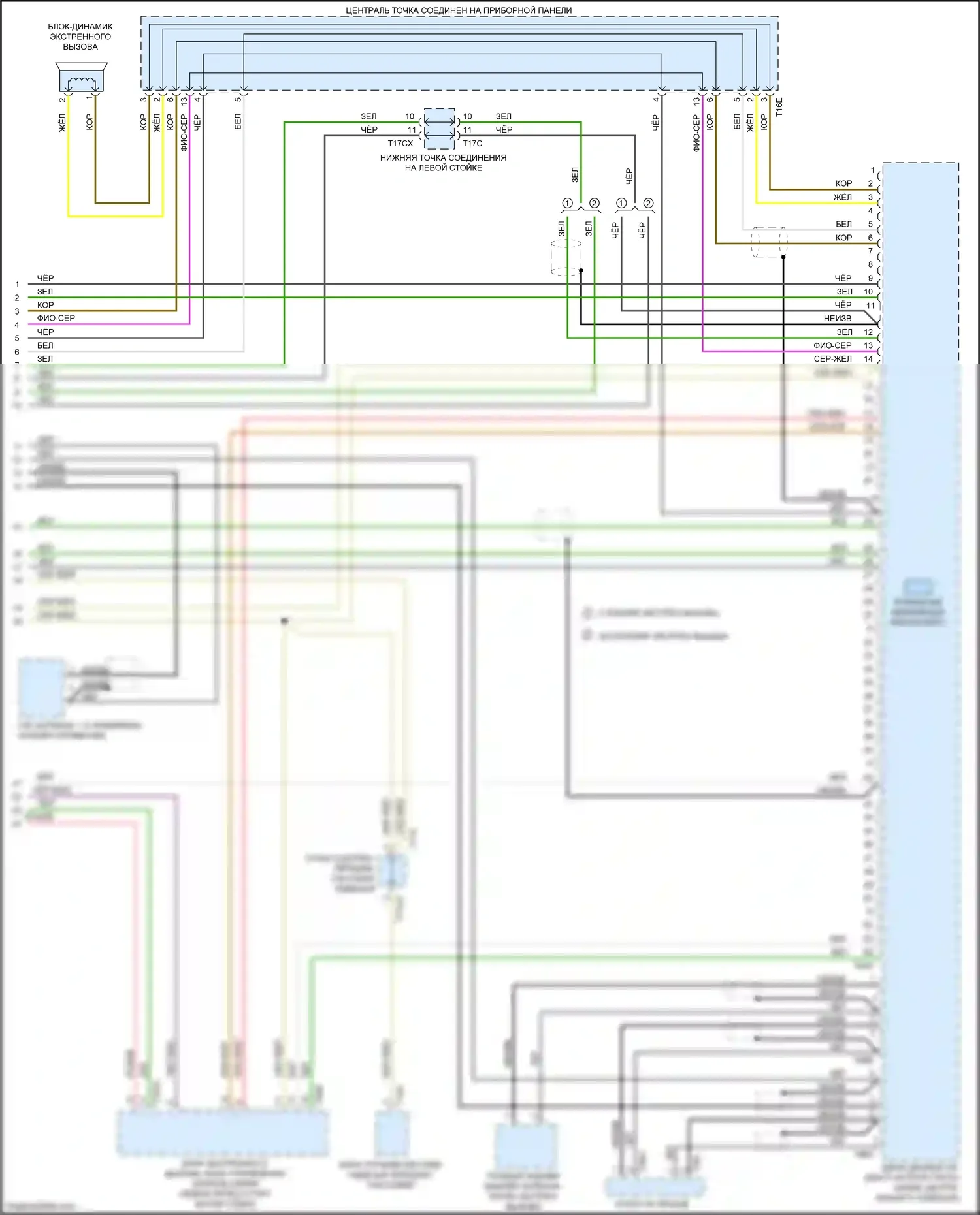 A6 Audi C8 (2018-2023): Can шина электросхема (9 из 9) 