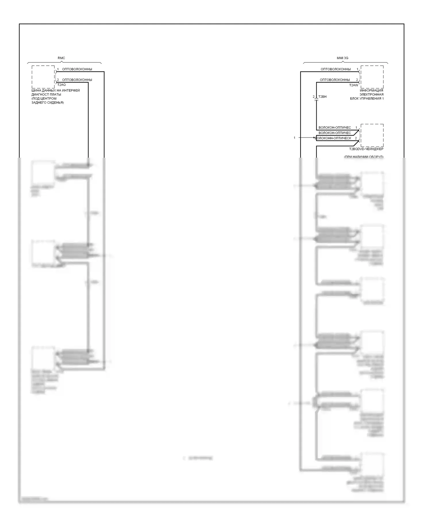 A7 Audi I (2010-2014): Большинство электросхем подключения шины данных 