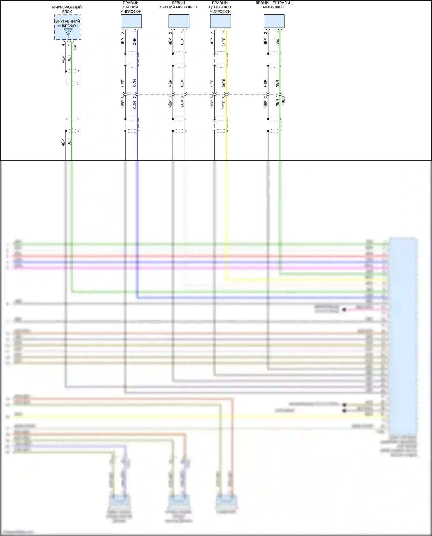 A7 Audi I (2010-2014): Электросхема магнитолы, со звуком bang и olufson (3 из 3) 