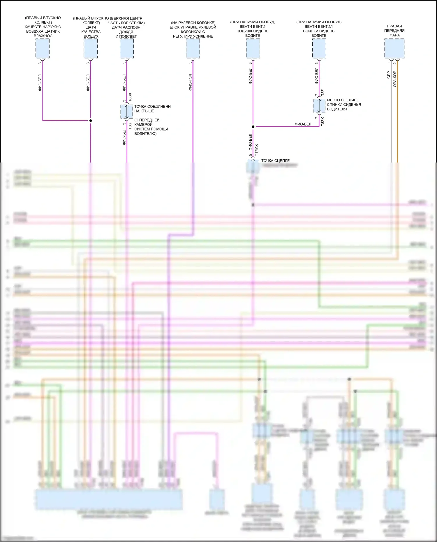 A7 Audi II (2018-2023): Can шина электросхема (6 из 9) 