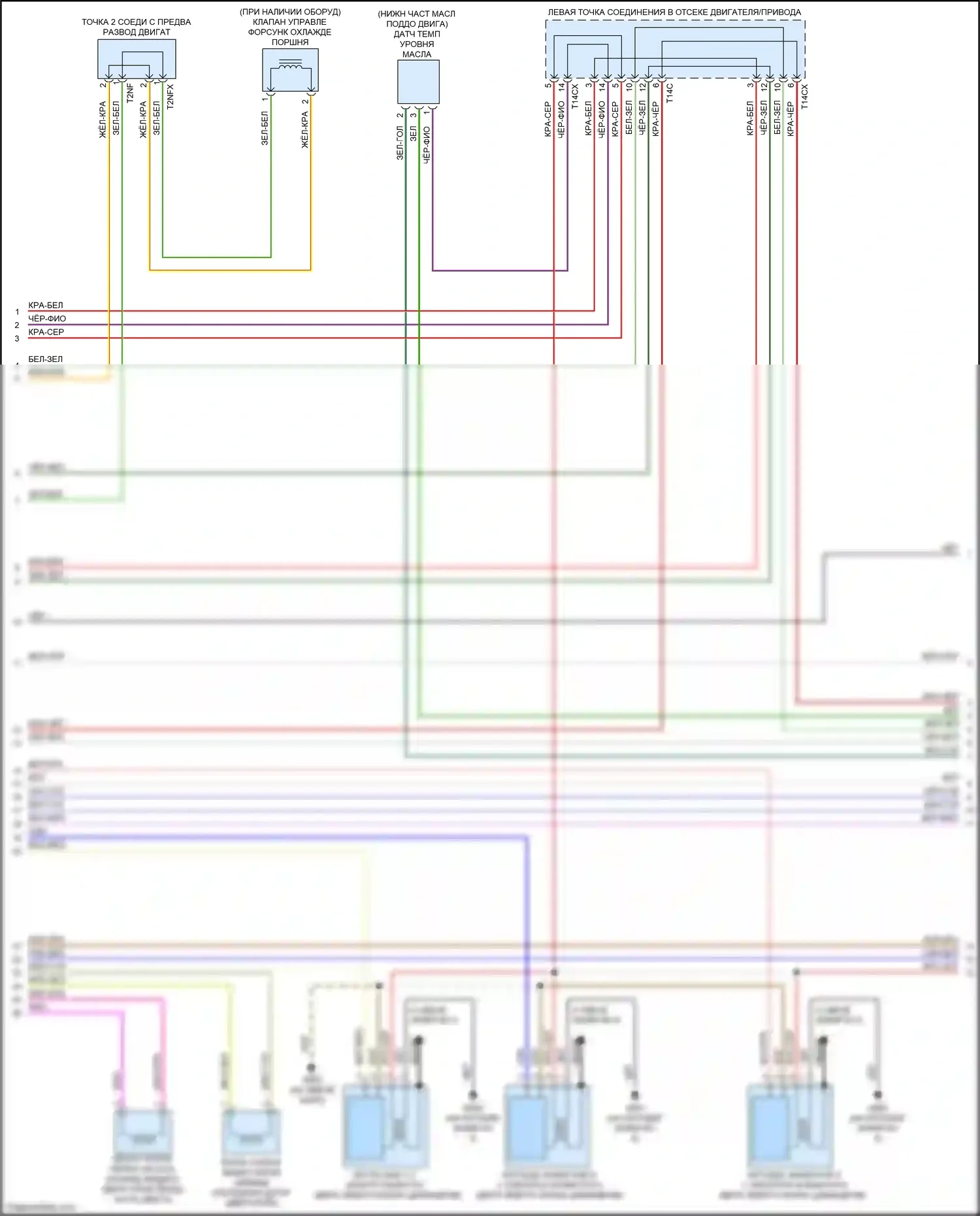 A7 Audi II (2018-2023): Электросхема двигателя 3,0л турбо (9 из 10) 