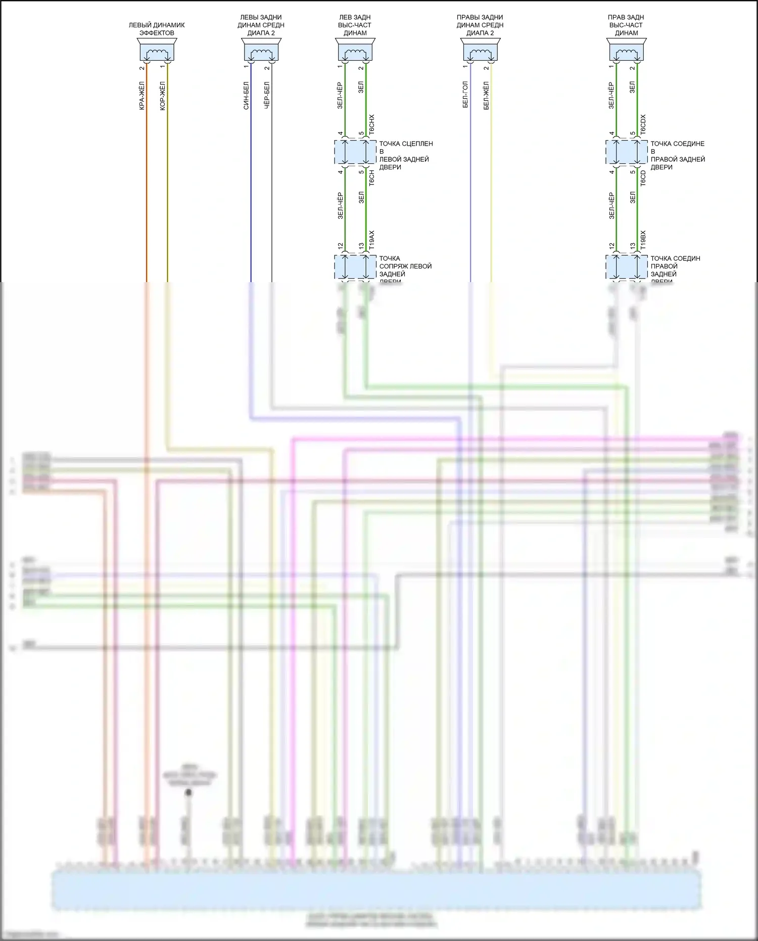 A7 Audi II (2018-2023): Электросхема навигации, с усилителем и звуком bang и olufsen (2 из 7) 