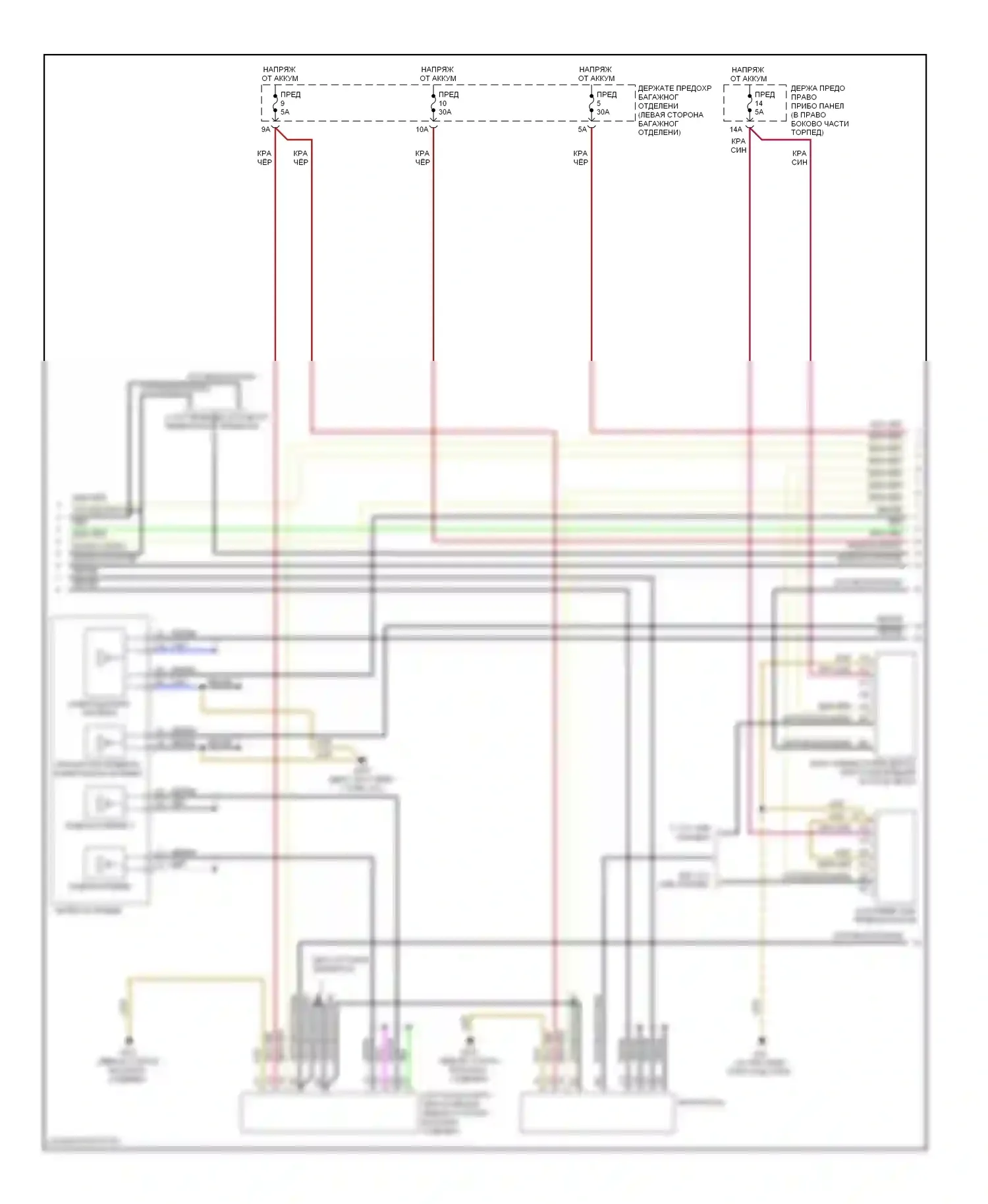 A8 Audi D3 рестайлинг 2 (2007-2010): Электросхема навигации, премиум магнитолы (2 из 5) 