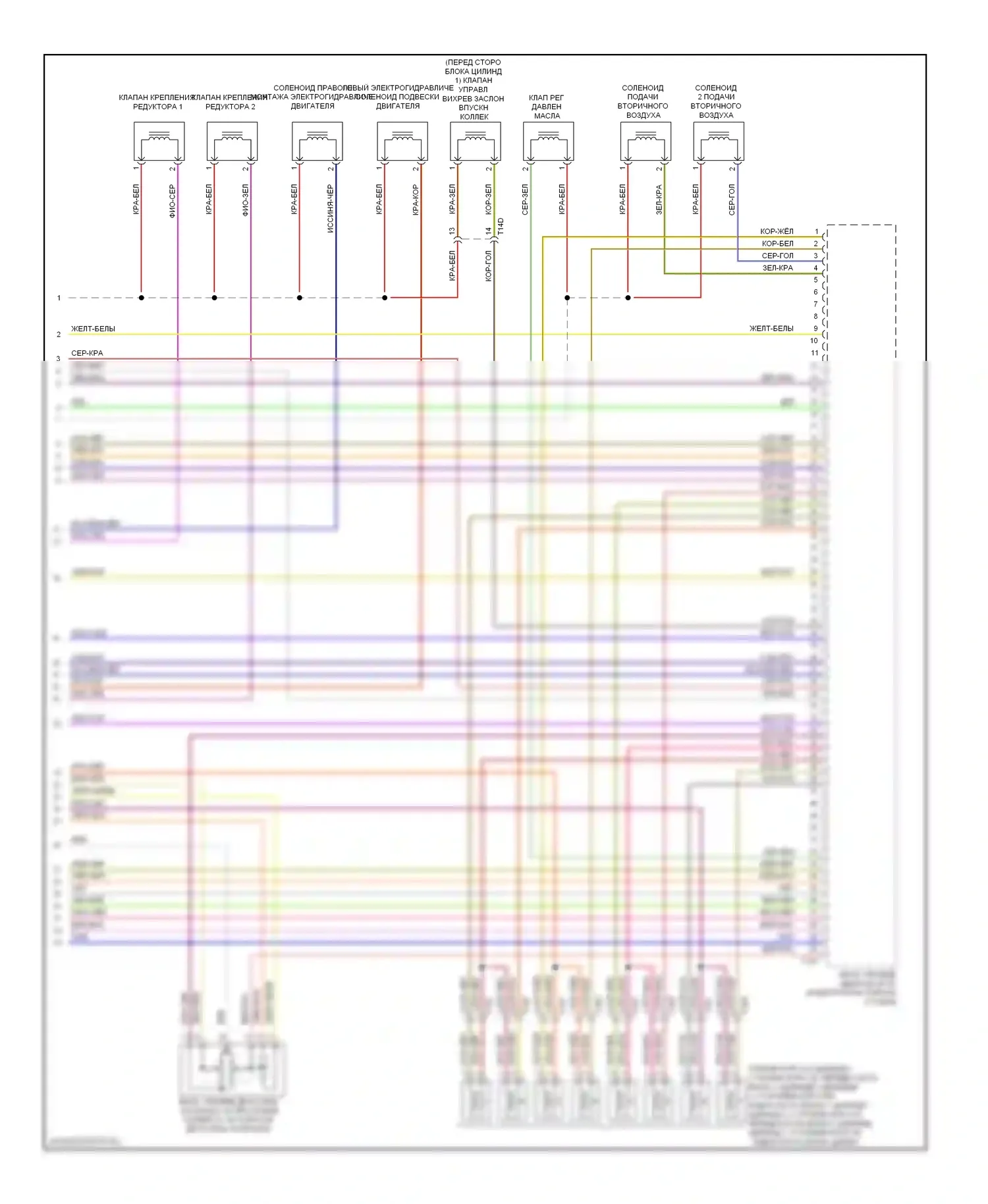 A8 Audi D4 (2010-2014): Электросхема двигателя 4.2l (7 из 7) 