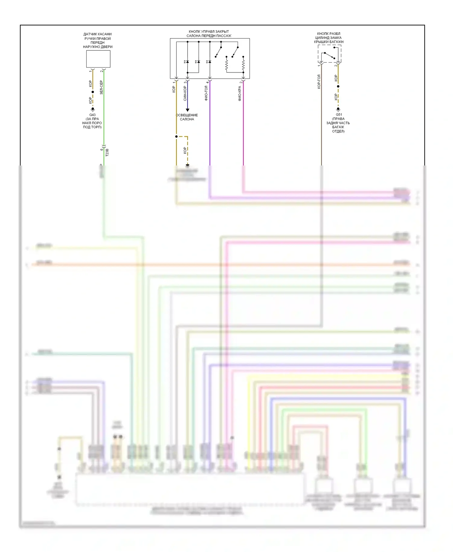 A8 Audi D4 (2010-2014): Сигнализации электросхема (3 из 5) 