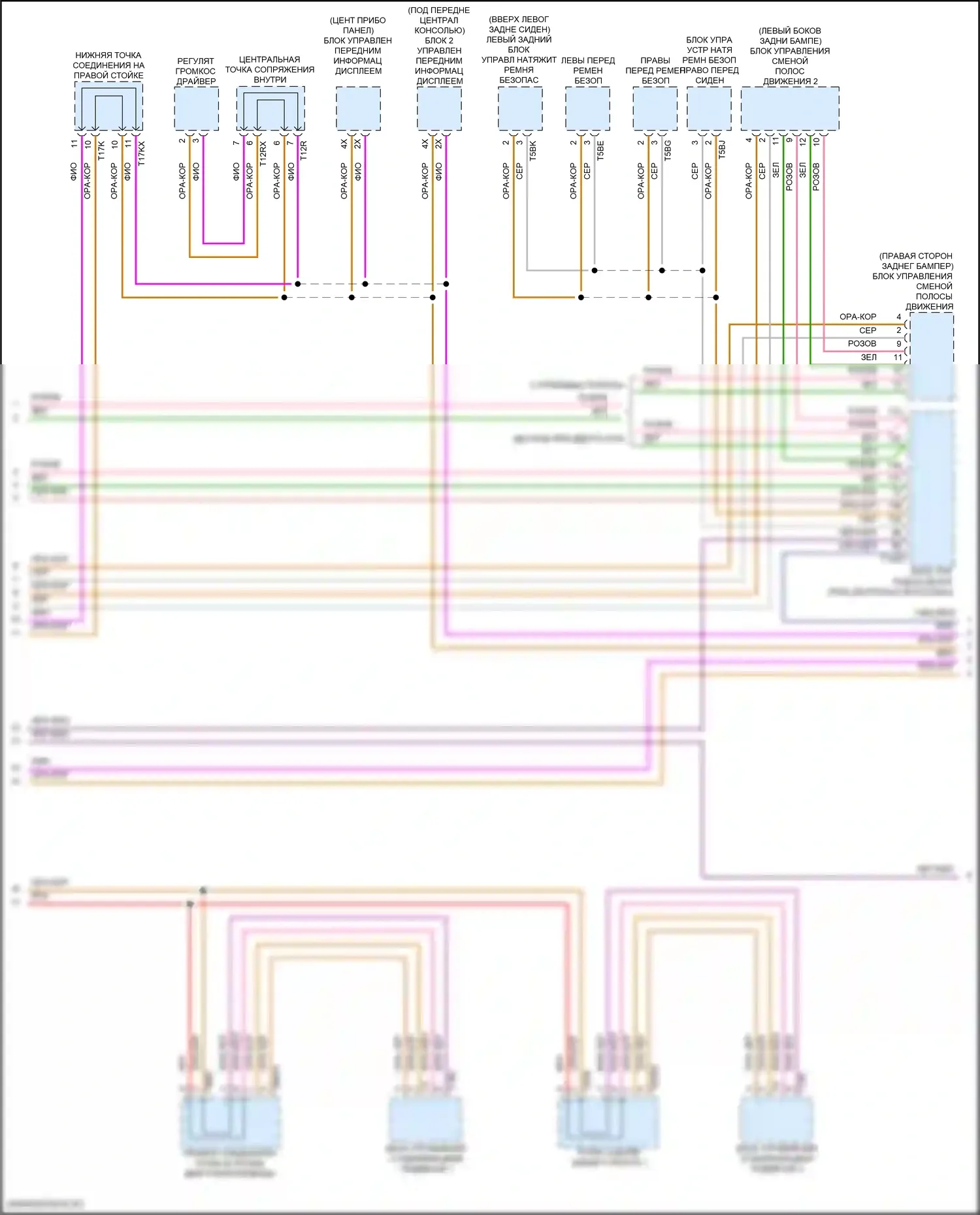 A8 Audi D5 рестайлинг (2021-2024): Can шина электросхема (11 из 13) 