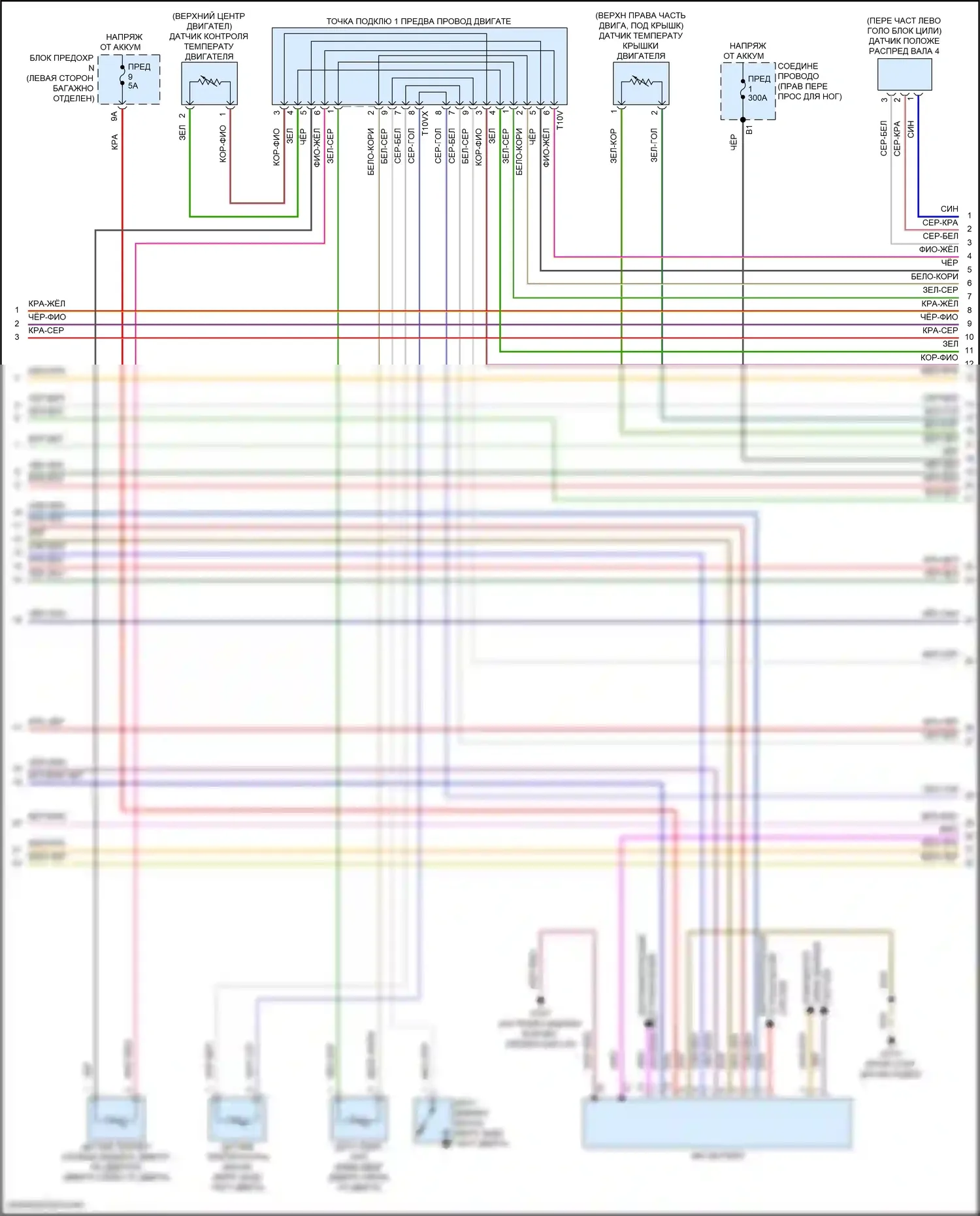 A8 Audi D5 рестайлинг (2021-2024): Электросхема двигателя 3.0l turbo hybrid (6 из 10) 