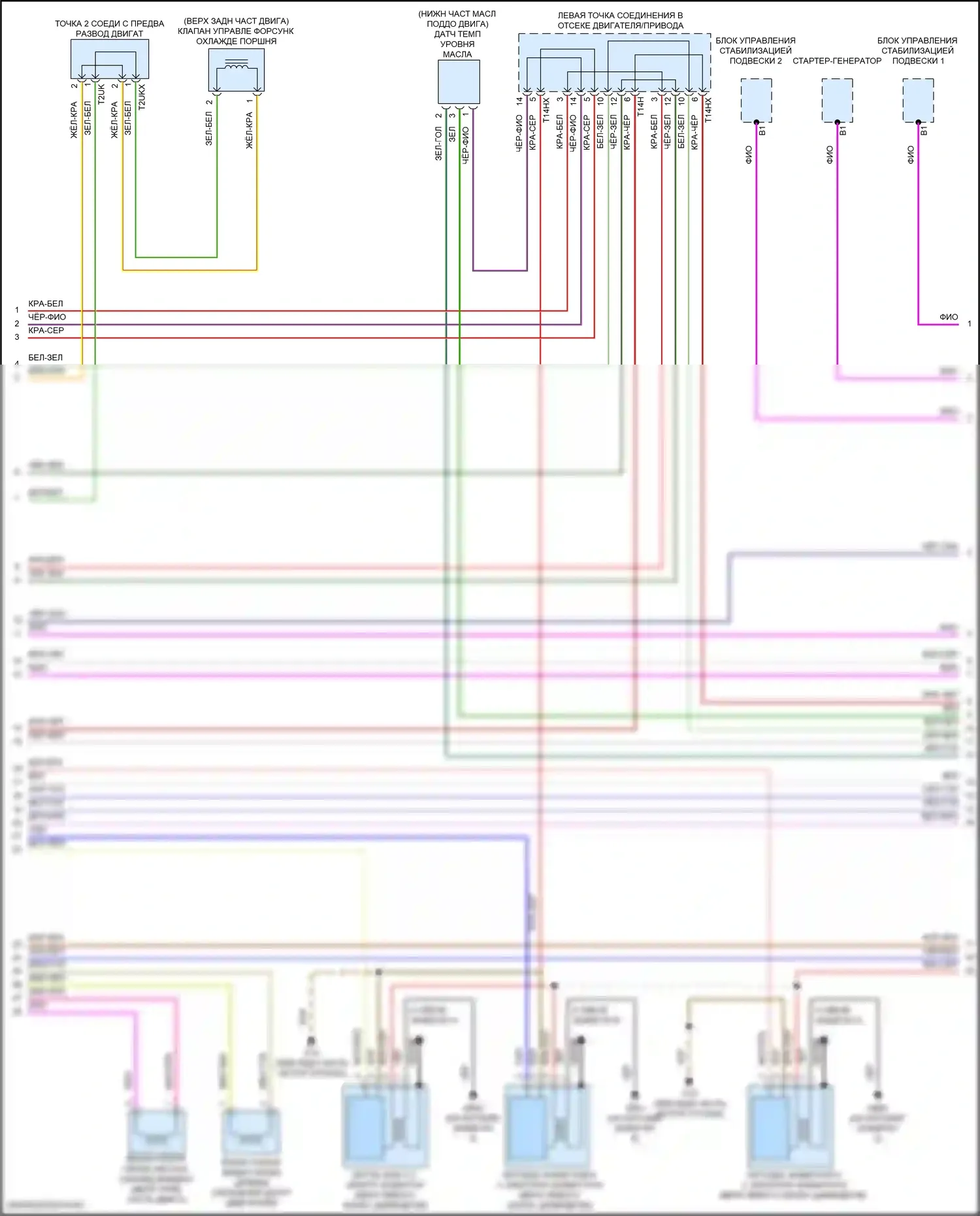 A8 Audi D5 рестайлинг (2021-2024): Электросхема двигателя 3.0l turbo hybrid (9 из 10) 