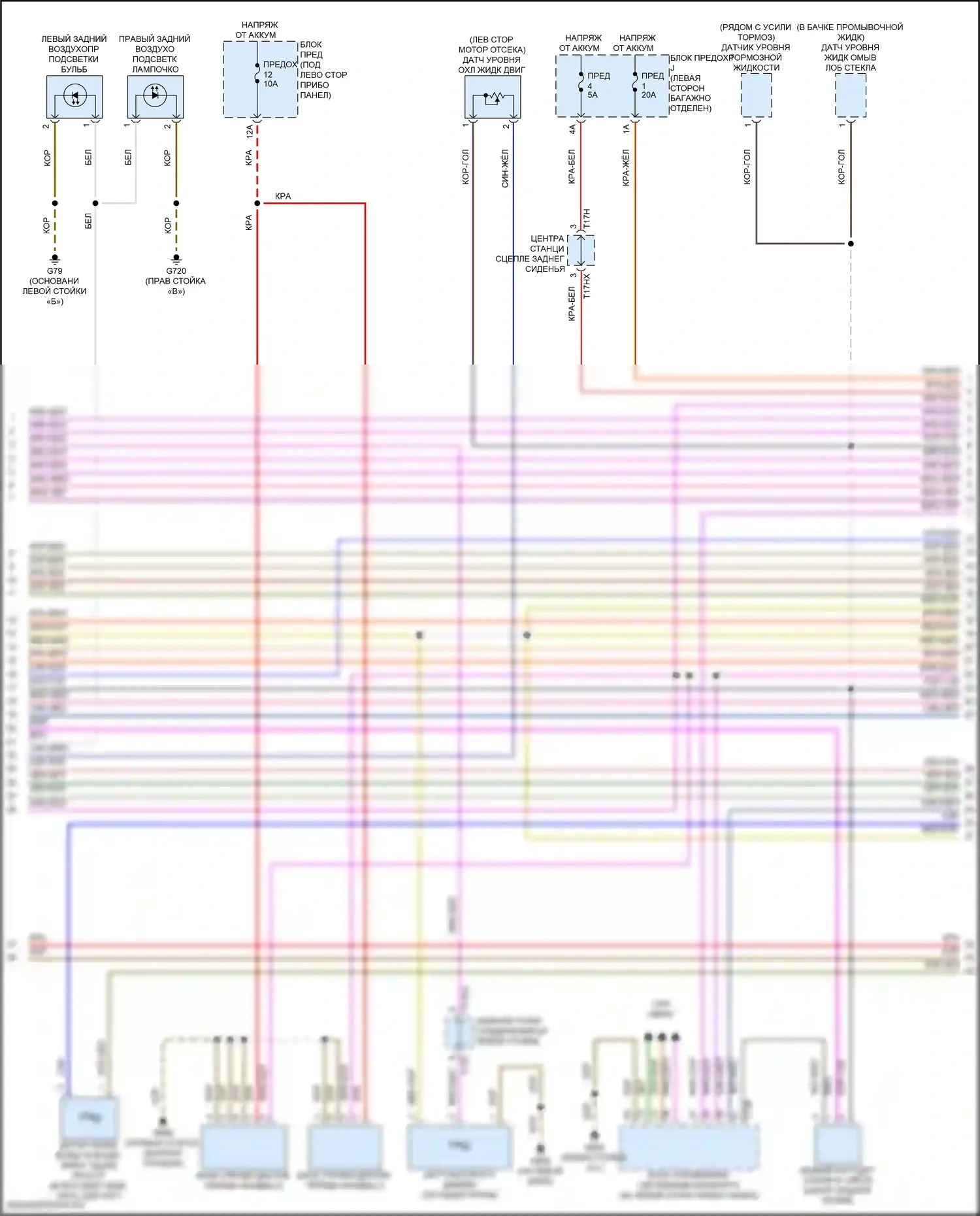 A8 Audi D5 рестайлинг (2021-2024): Электросхема климат контроля, без задних органов управления, со второй системой отопления (2 из 6) 