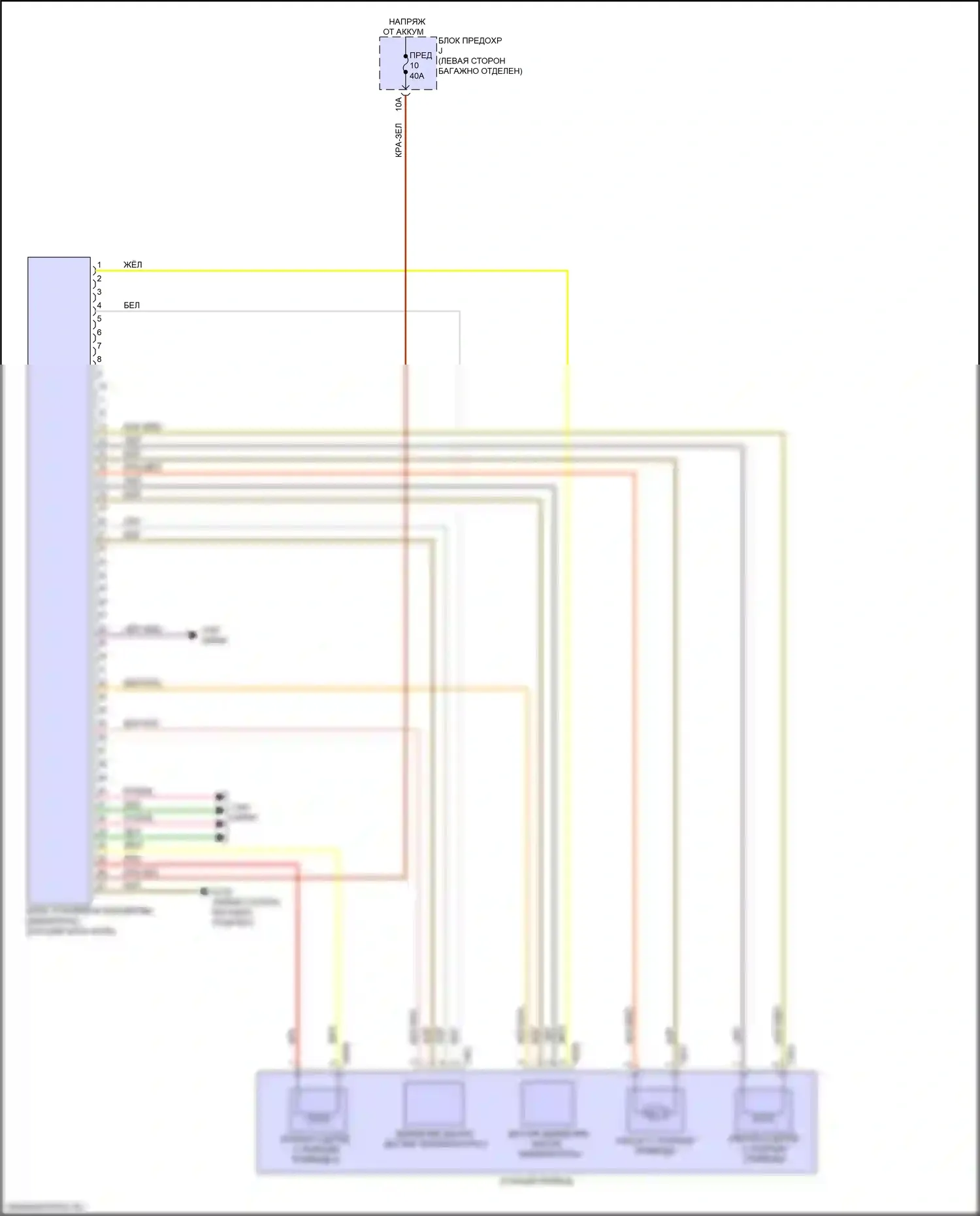 A8 Audi D5 рестайлинг (2021-2024): Электросхема awd 