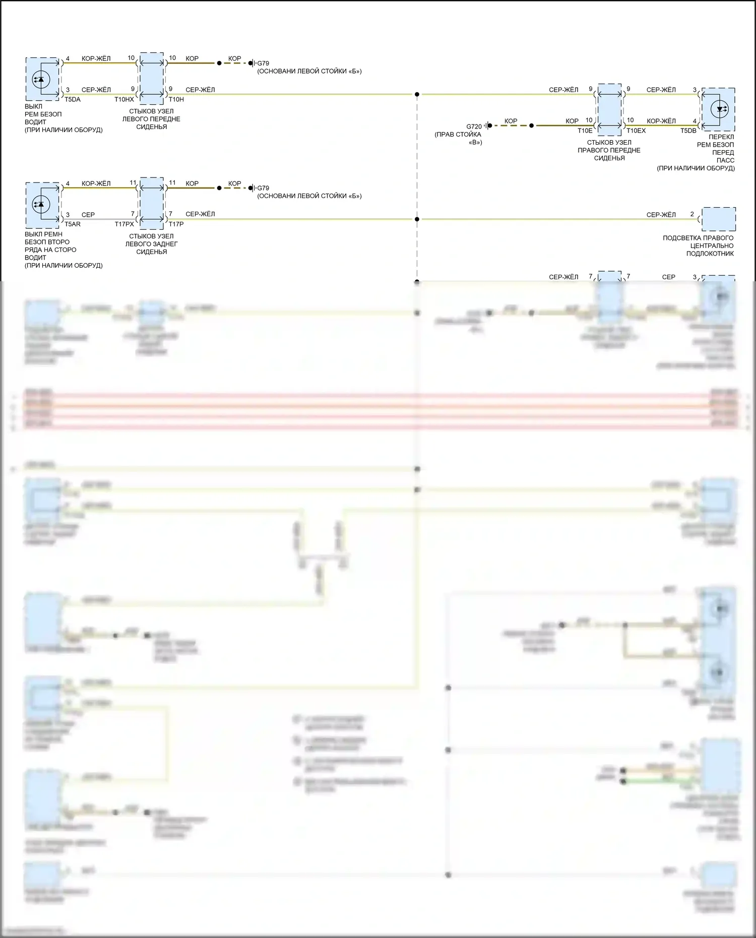 A8 Audi D5 рестайлинг (2021-2024): Электросхема подсветки приборной панели (2 из 4) 