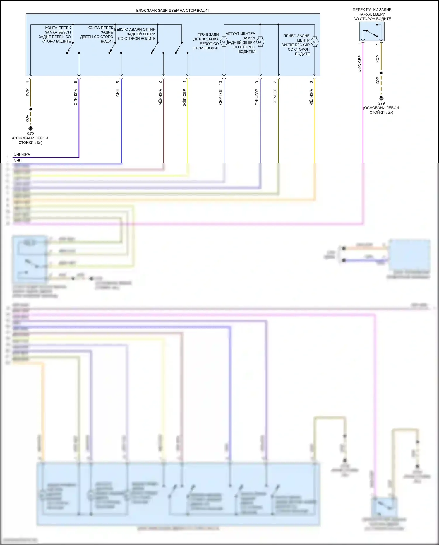A8 Audi D5 рестайлинг (2021-2024): Электросхема защиты от взлома (3 из 6) 