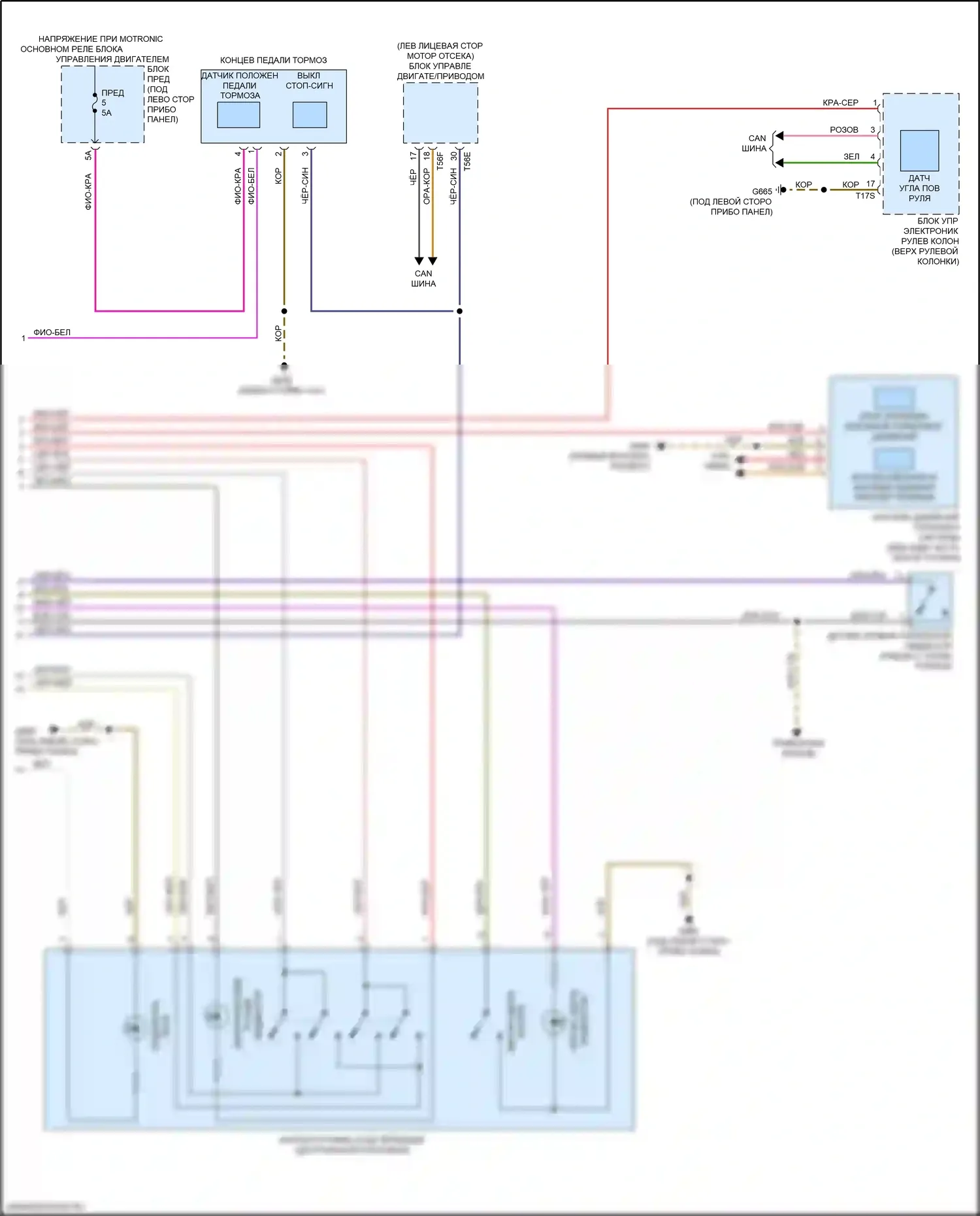 A8 Audi D5 (2017-2022): Антиблокировочная система abs электросхема (3 из 3) 