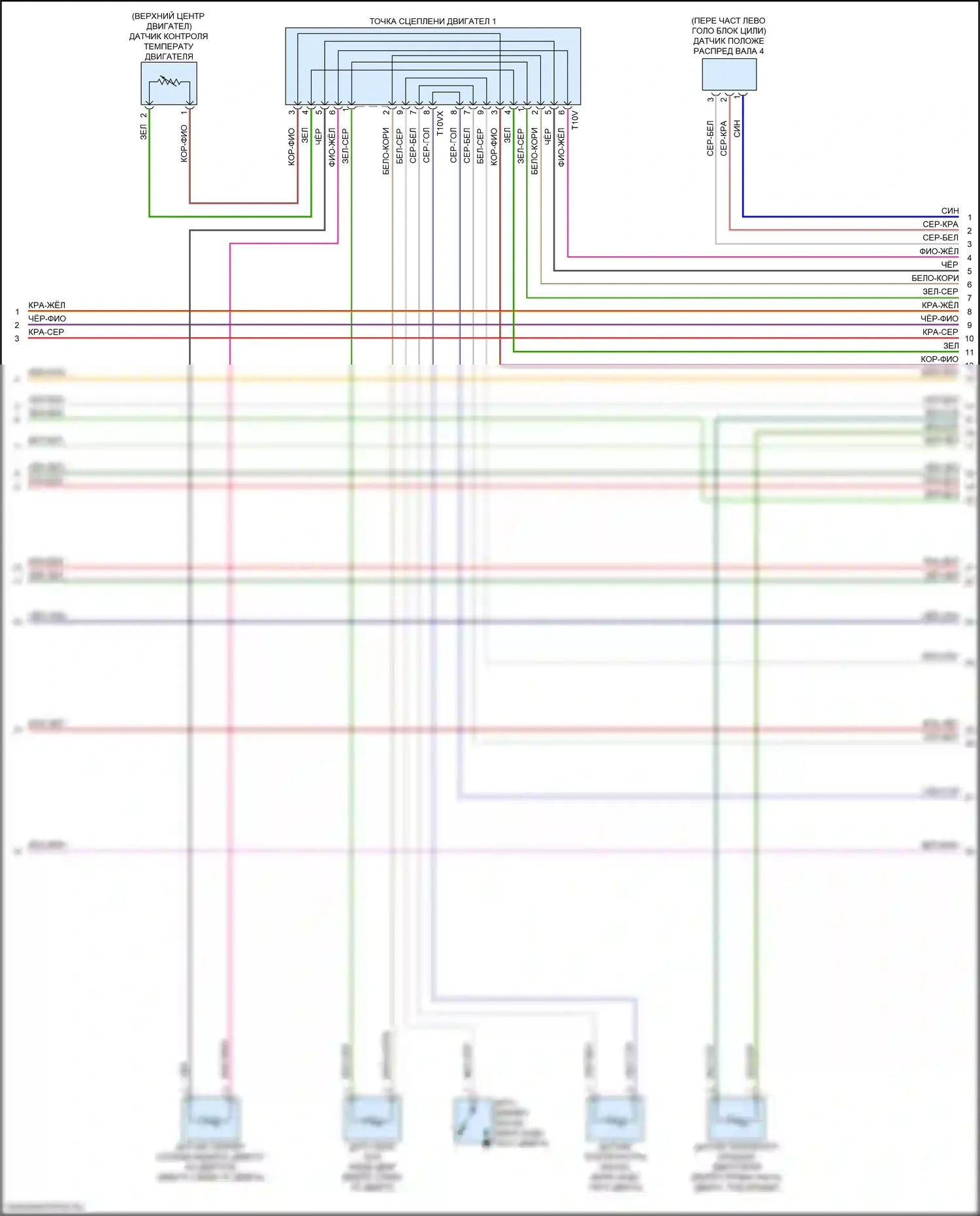 A8 Audi D5 (2017-2022): Электросхема двигателя 3,0л турбо (6 из 10) 