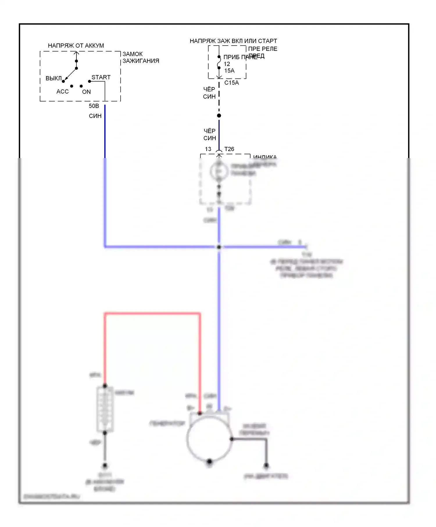 Cabriolet Audi I (1991-2000): Электросхема генератора 