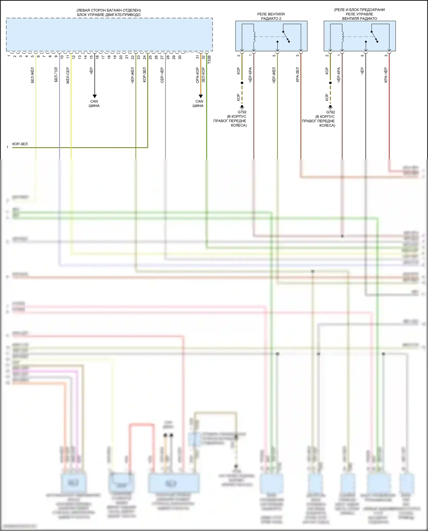 e-tron GT Audi I (2020-2024): Электросхема электрическая двигателя (2 из 18) 