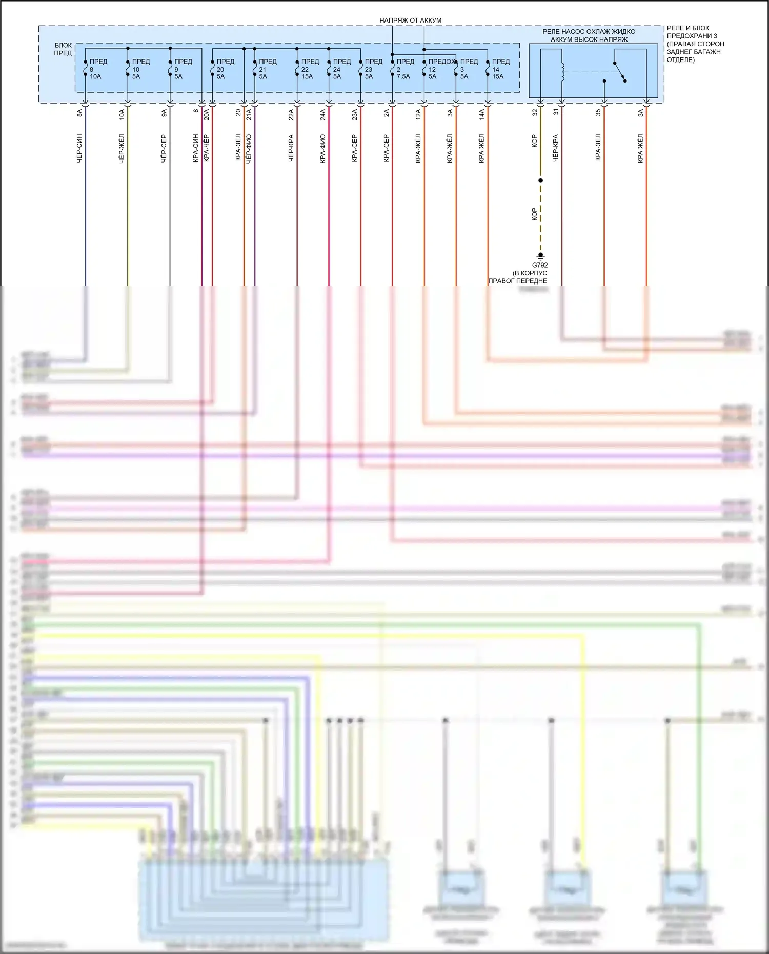 e-tron GT Audi I (2020-2024): Электросхема электрическая двигателя (8 из 18) 