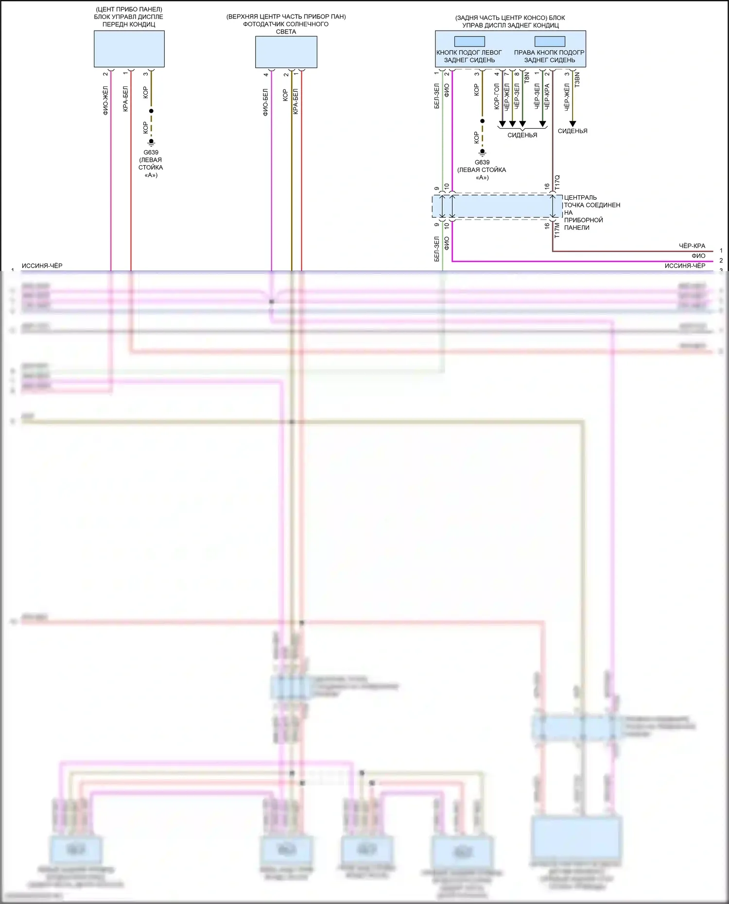 e-tron GT Audi I (2020-2024): Электросхема климат контроля (2 из 6) 