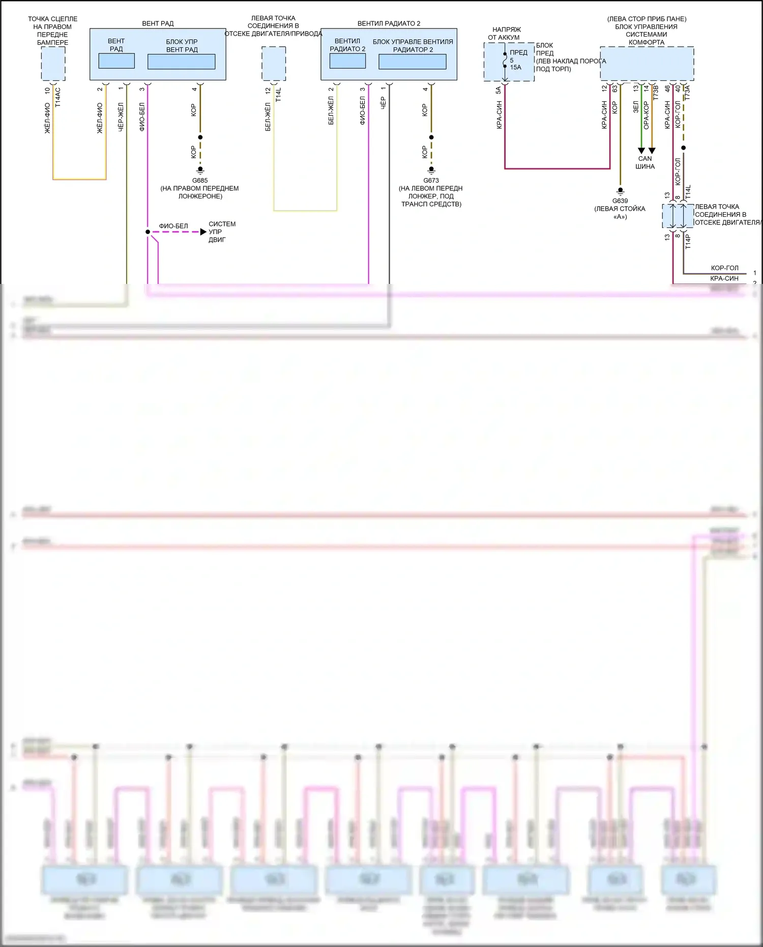 e-tron GT Audi I (2020-2024): Электросхема климат контроля (5 из 6) 