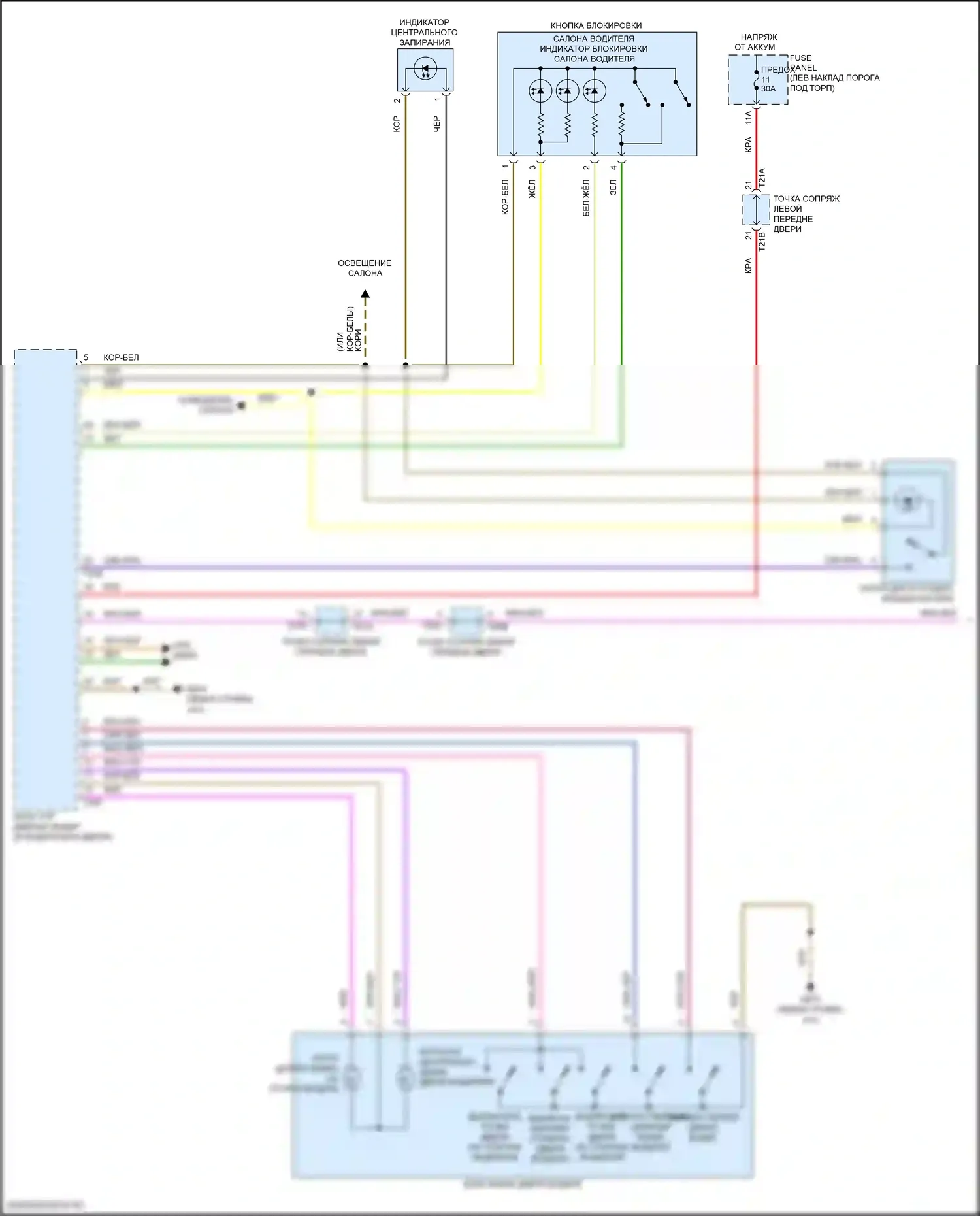 e-tron GT Audi I (2020-2024): Электросхема защиты от взлома (1 из 4) 